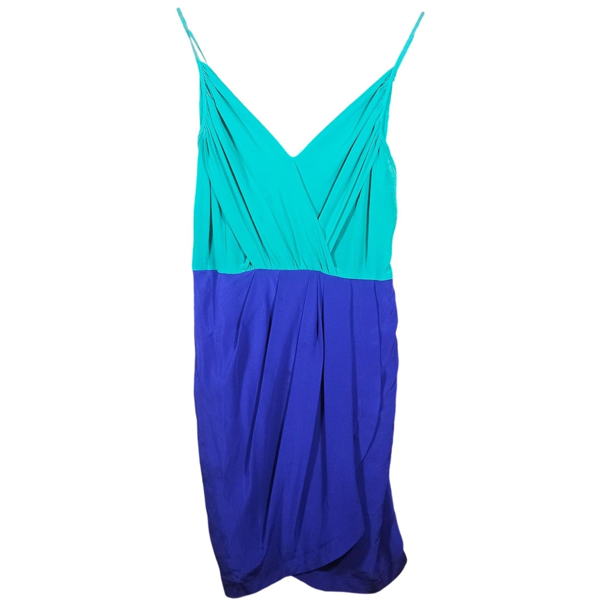 Other Yumi Kim Silk Colorblock Mini Dress S Dopamine Dressing Reso Size S / US 4 / IT 40 - 2 Thumbnail