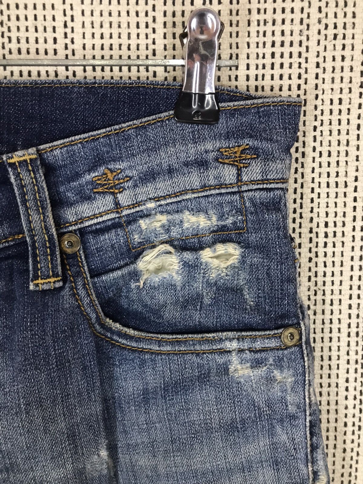 R13 ‼️R13 SKATE DENIM SKINNY DISTRESSED‼️ Size US 30 / EU 46 - 6 Thumbnail