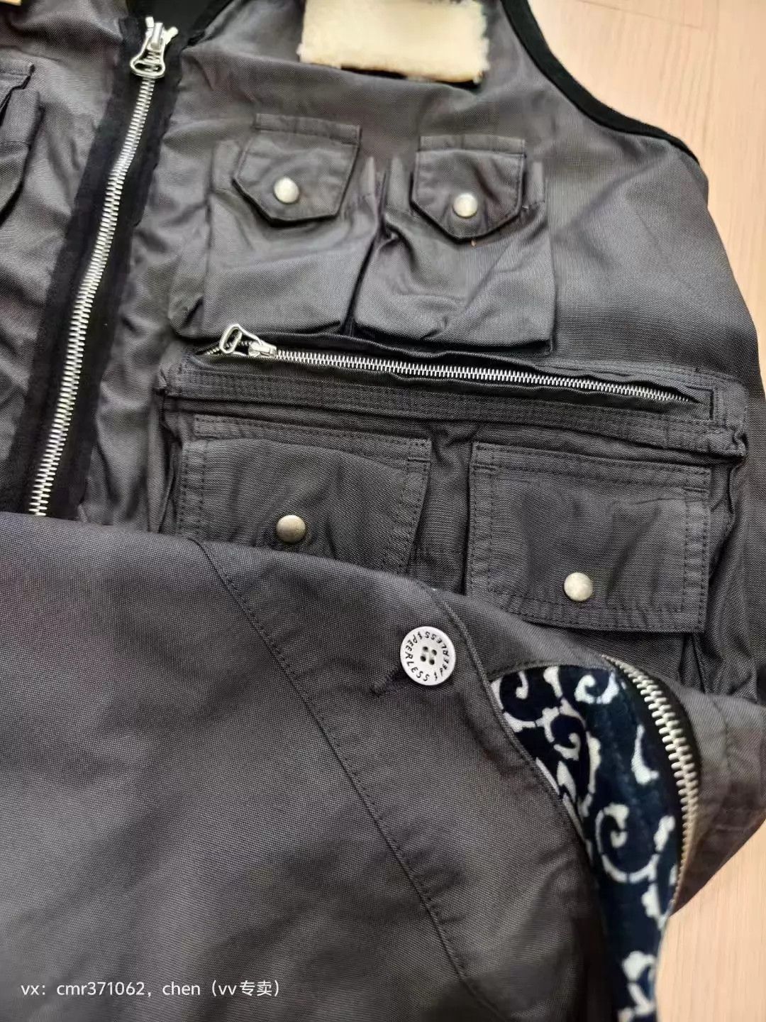 Visvim visvim 20 ICT Fisherman Vest Black 3 Nylon/Cotton Riri Zip Kofu Size US L / EU 52-54 / 3 - 6 Thumbnail