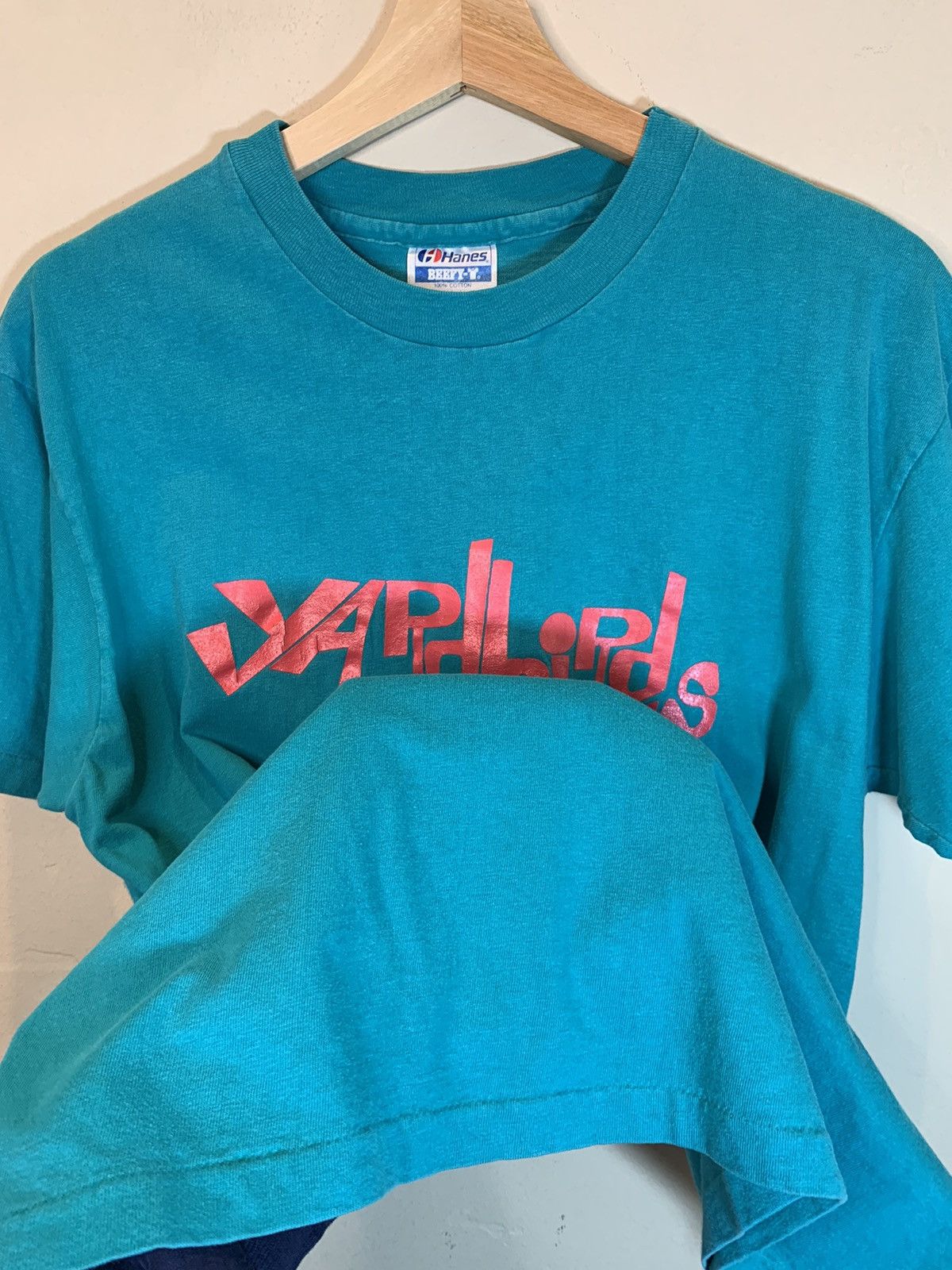 Band Tees × Vintage *RARE* Vintage 80’s The Yardbirds Single Stitch Band T-Shirt Size US L / EU 52-54 / 3 - 4 Thumbnail