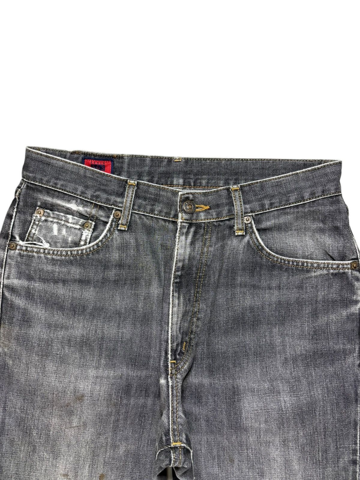 Edwin Vintage Japanese Edwin Painted Wash Distressed Baggy Jeans Size US 32 / EU 48 - 4 Thumbnail