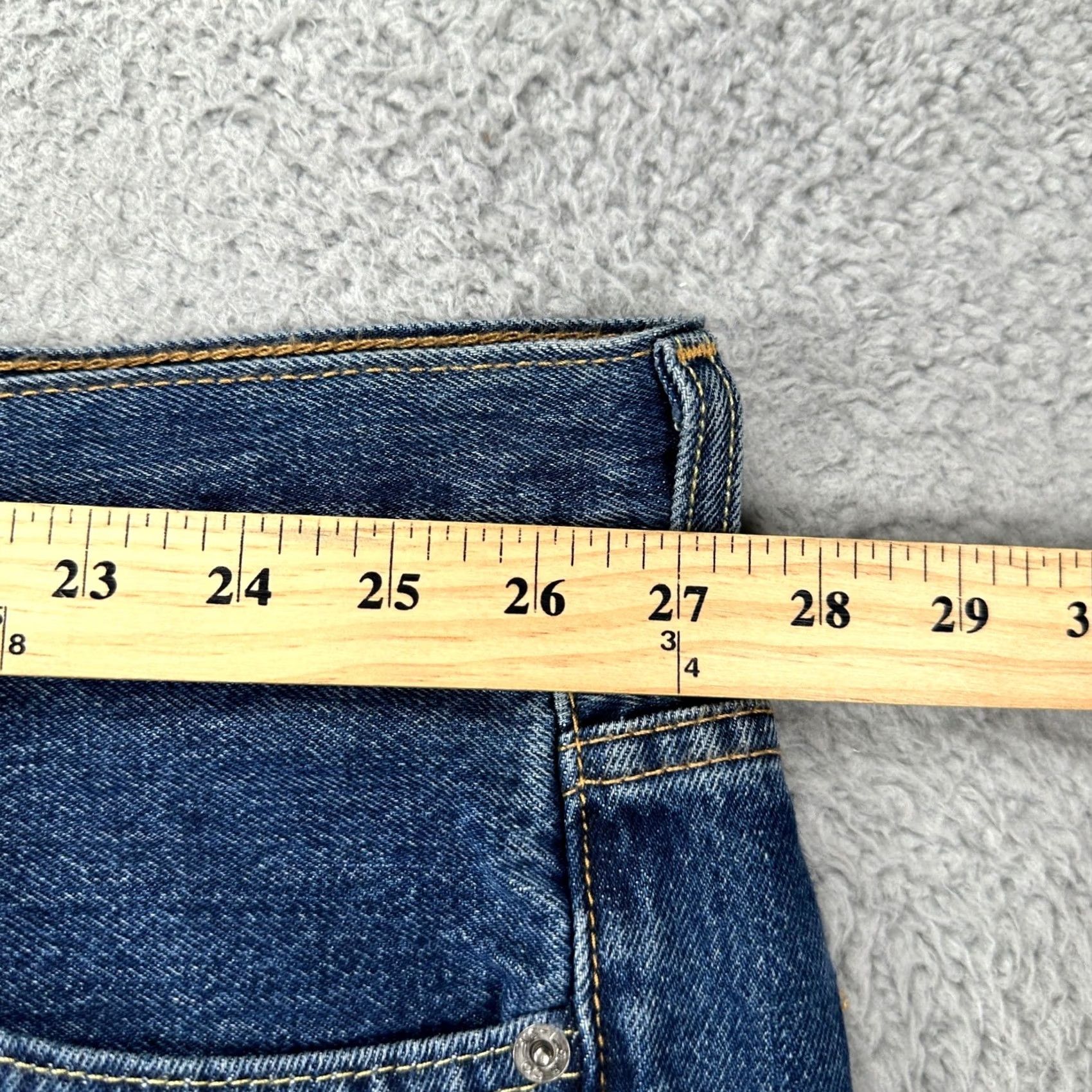 Levi's VINTAGE Levis 511 Men Straight Leg Jeans 52X29 Big Tall Blue Washed 5 Pocket Red Tab NEW Size US 36 / EU 52 - 6 Thumbnail