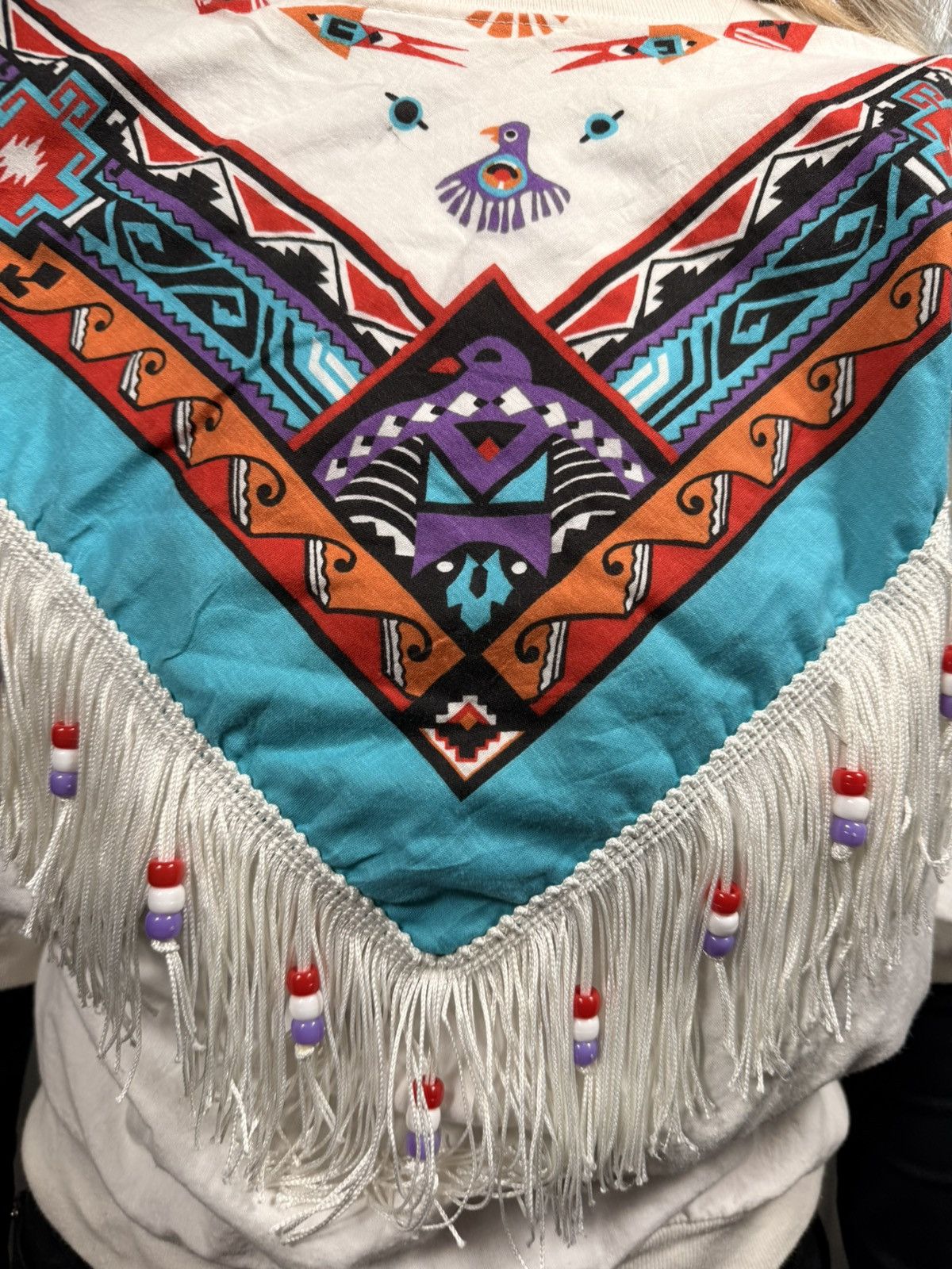 Other Western Aboriginal Fringe Usa Made Western Tee Size L / US 10 / IT 46 - 2 Thumbnail