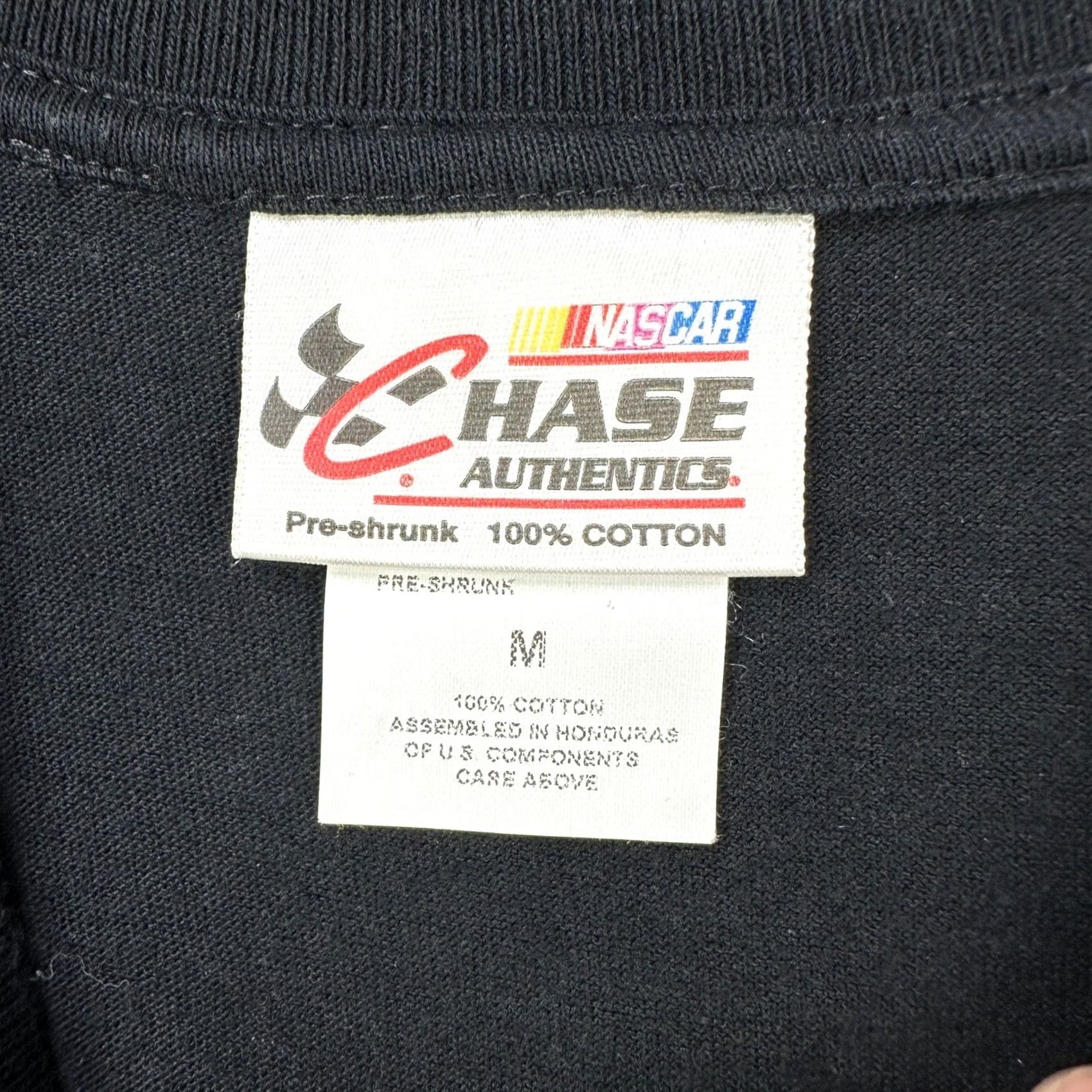 Chase Authentics Chase Authentics NASCAR Tony Stewart Mens T-Shirt Medium Black Tee Pre-shrunk Graphic Print Crew Neck Short Sleeve Cotton Breahble Easy Care Size US M / EU 48-50 / 2 - 4 Thumbnail