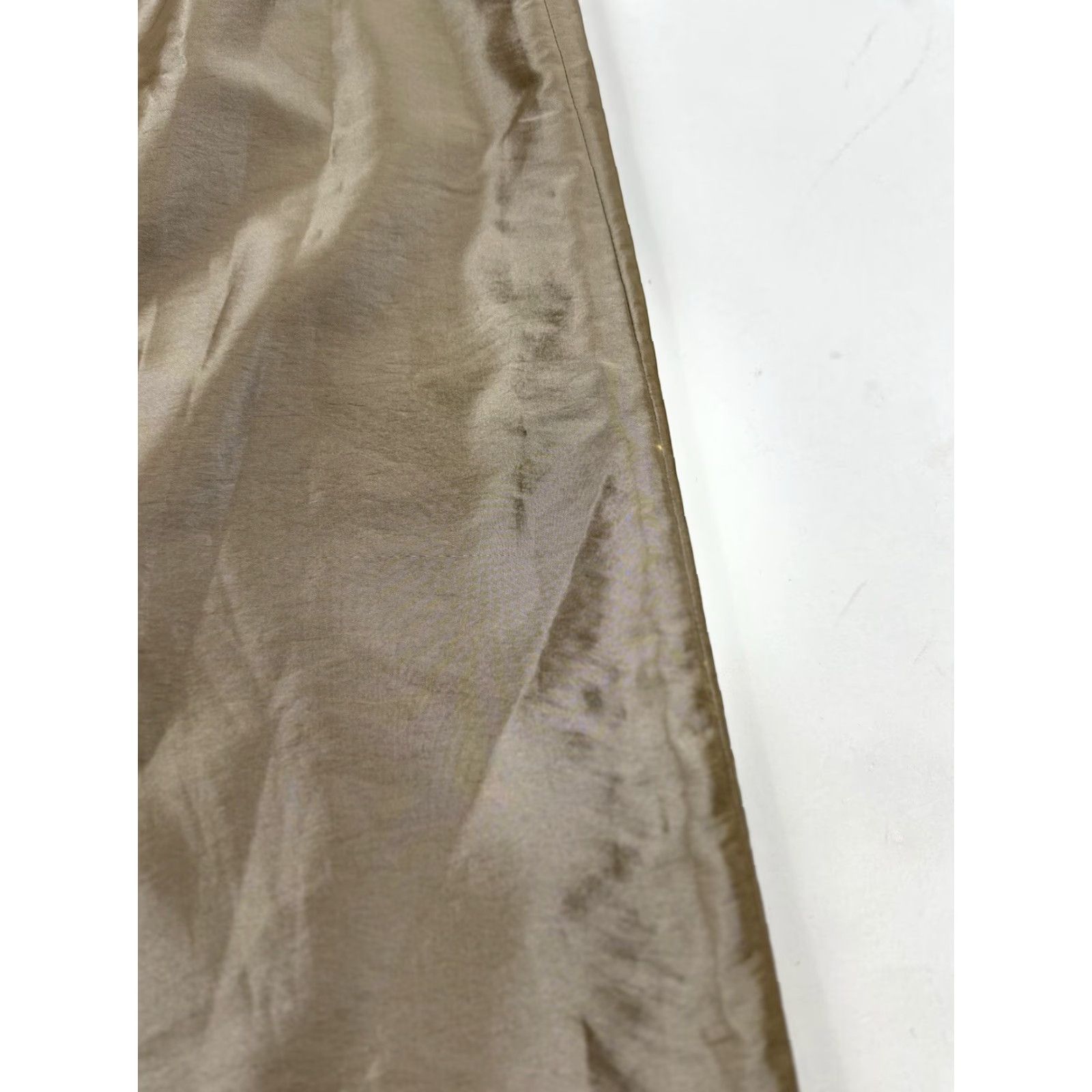Vintage Amsale Dress Women’s 10 Taupe Brown Iridescent Sheath Midi Halter Formal Size L / US 10 / IT 46 - 5 Thumbnail