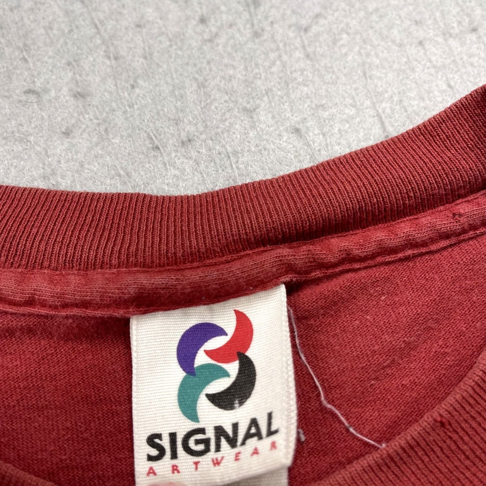 Vintage VINTAGE Signal Marvel Wolverine Shirt Mens M Red 90s Comic X-Men Short Sleeve Crew Neck Cotton T-Shirt Size US M / EU 48-50 / 2 - 7 Thumbnail
