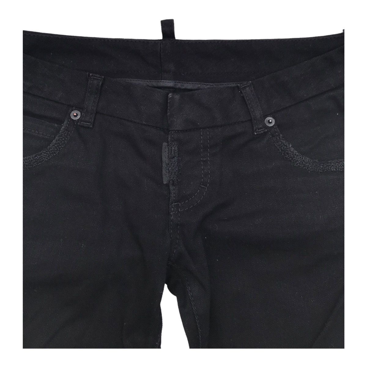 Dsquared2 Dsquared2 Women Black Skinny Pants Size 32" / US 10 / IT 46 - 4 Thumbnail