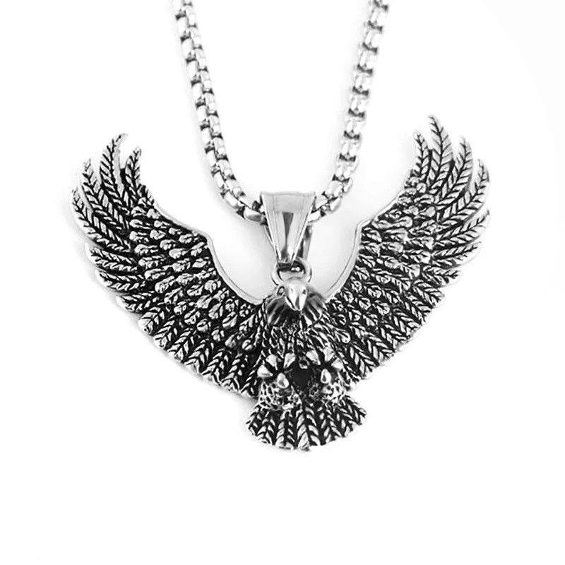Vintage Retro Goth Eagle Necklace Size ONE SIZE - 3 Thumbnail