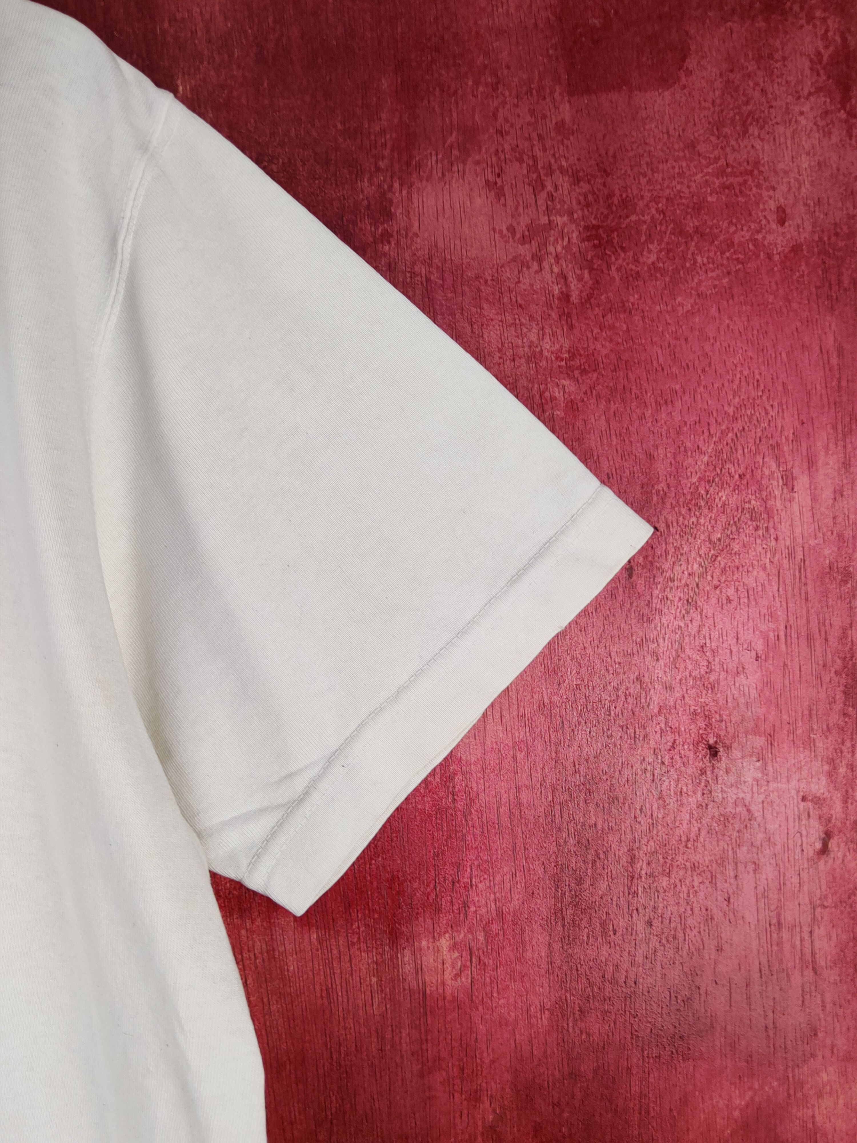 Japanese Brand North No Name White distressed ripped T-Shirts #S2046 Size US L / EU 52-54 / 3 - 9 Thumbnail
