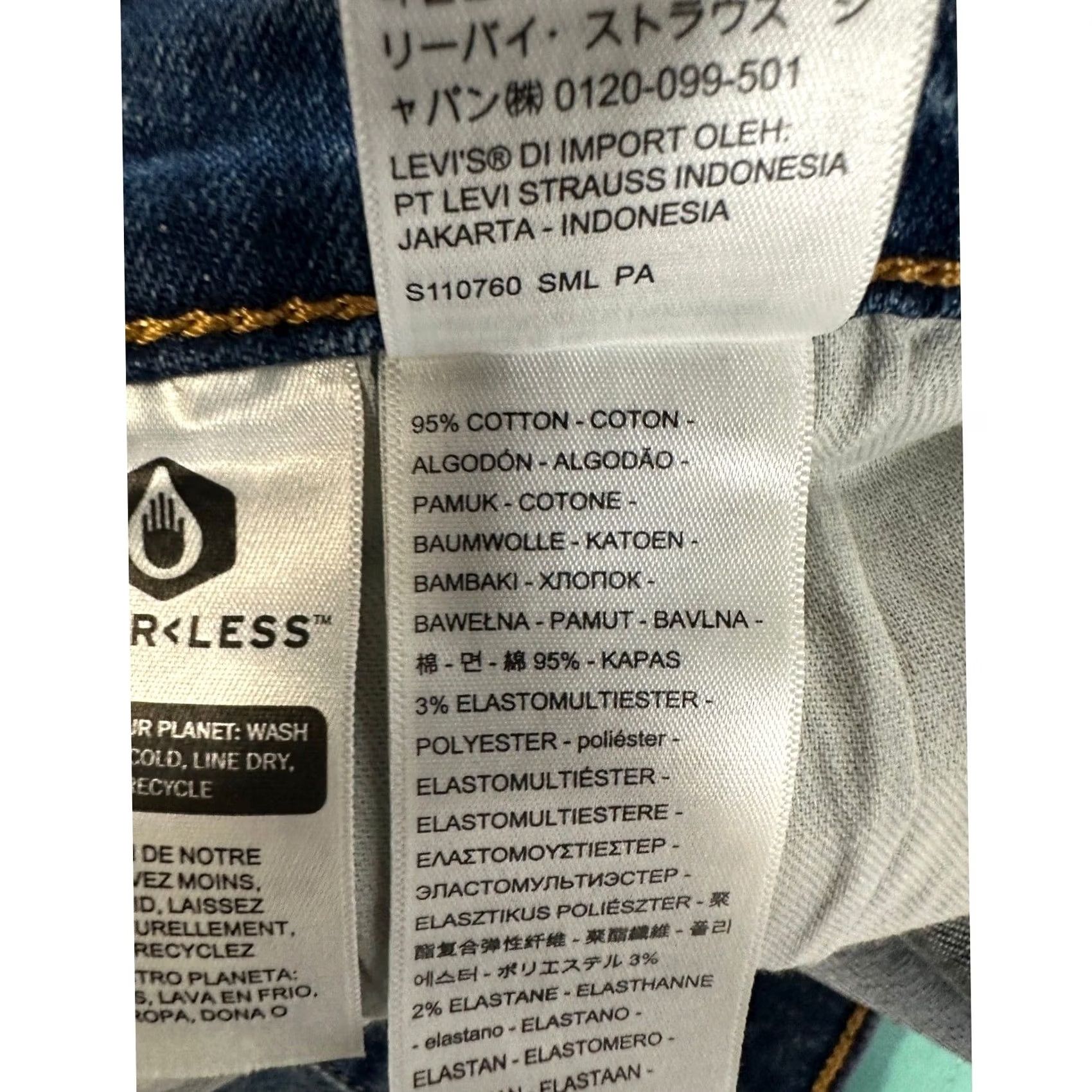 Levi's Levi's 505 Jeans Mens 40x32 Blue Distressed Regular Fit Straight Leg Denim Cotton Blend Stretch Pockets Button Zipper Medium Wash Vintage No Size US 40 / EU 56 - 5 Thumbnail
