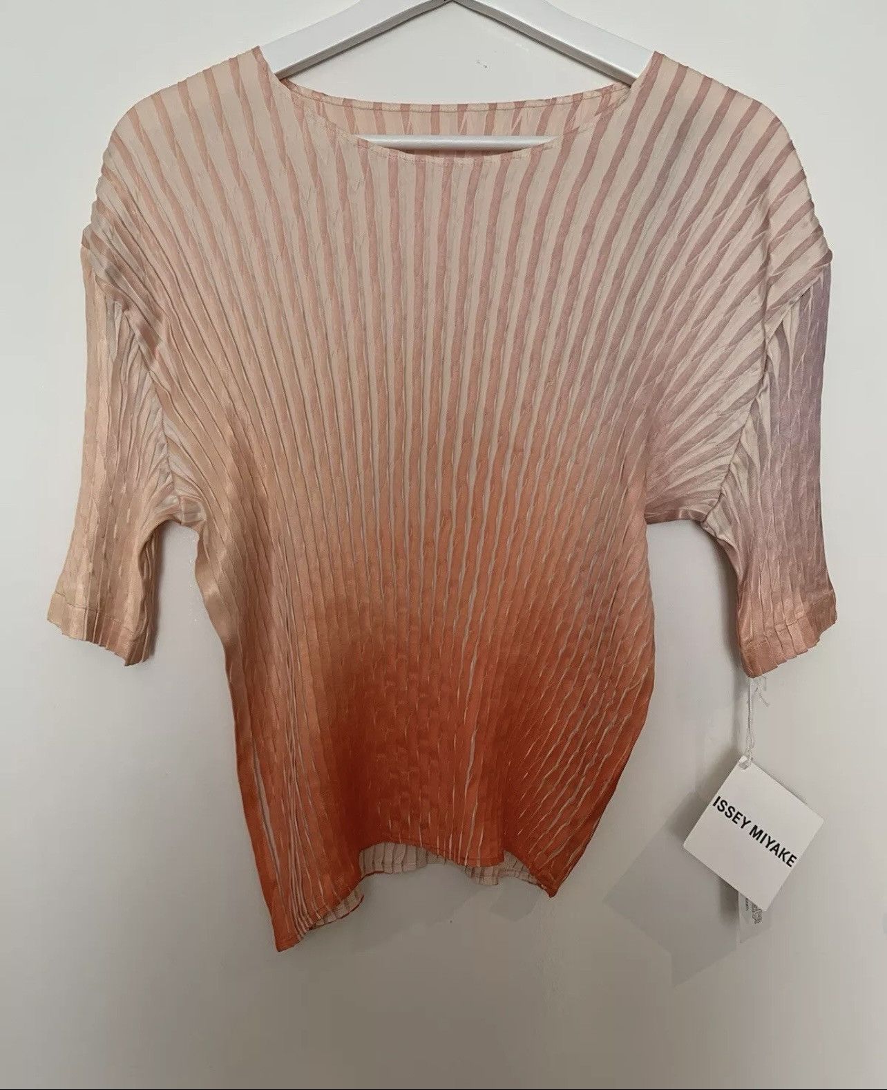 Issey Miyake PLEATS PLEASE ISSEY MIYAKE SUFFUSED PLEATS Orange 2 Medium Size M / US 6-8 / IT 42-44 - 3 Thumbnail
