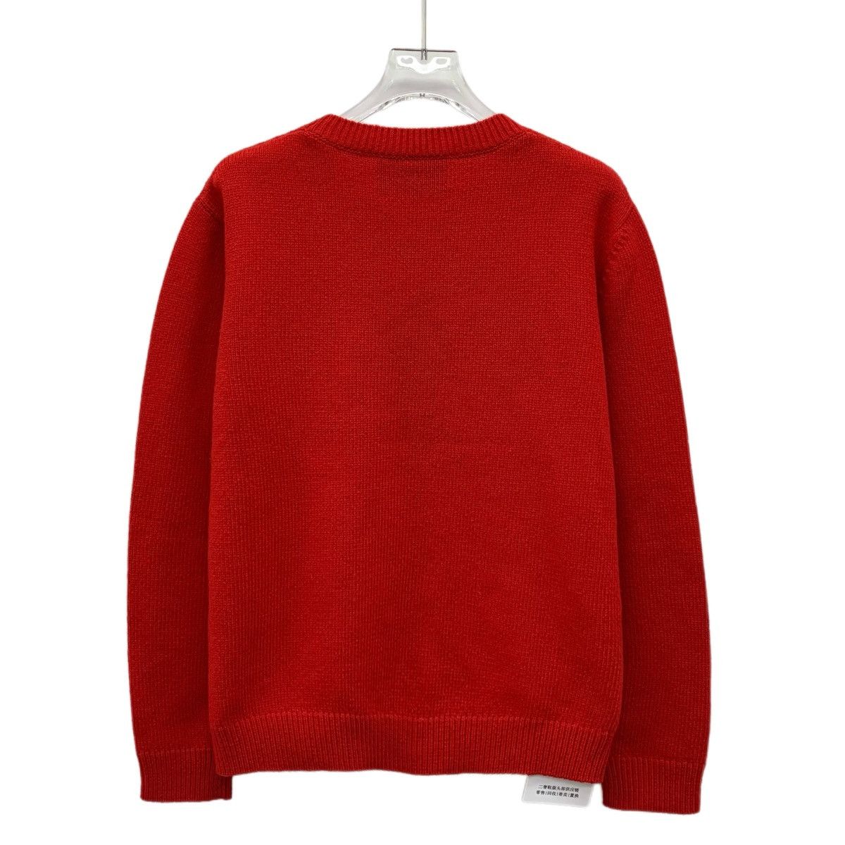 Gucci Gucci Red Diamond Embellished Monogrammed Wool Sweater Size L / US 10 / IT 46 - 2 Thumbnail
