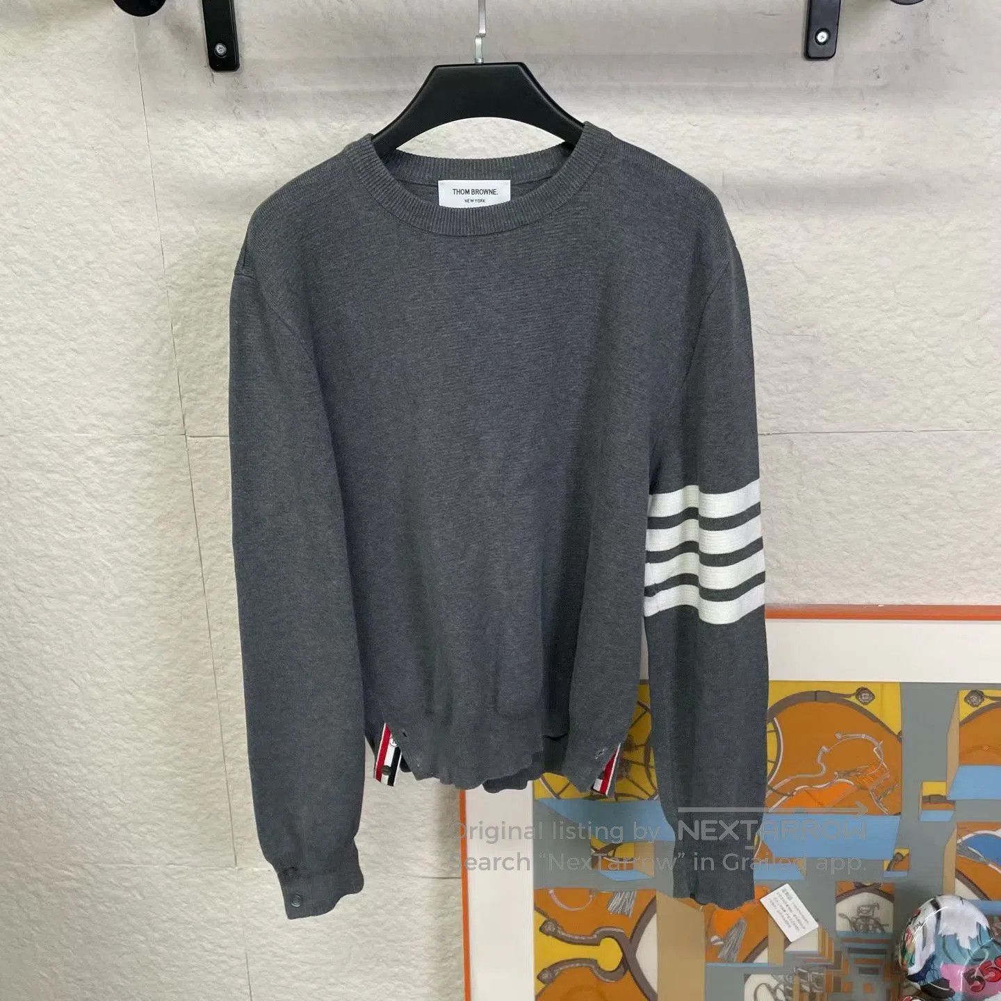 Thom Browne Thom Browne TB Gray Sweater. Size US L / EU 52-54 / 3 - 1 Thumbnail