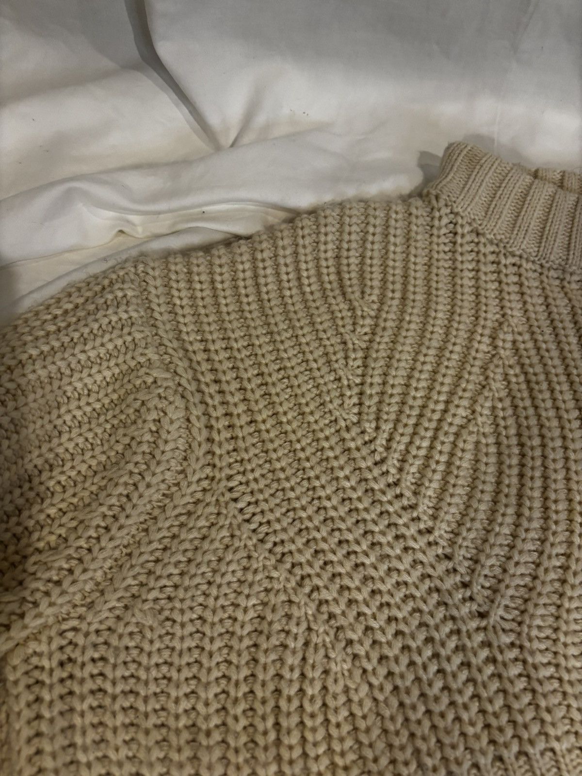 Other Loose creamy Sweater.wt815 Size M / US 6-8 / IT 42-44 - 4 Thumbnail