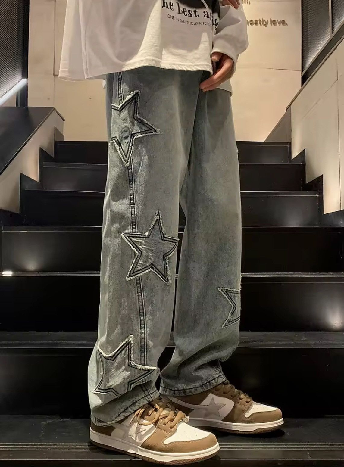 Japanese Brand Youth Streetwear Denim Trousers Size US 34 / EU 50 - 2 Thumbnail
