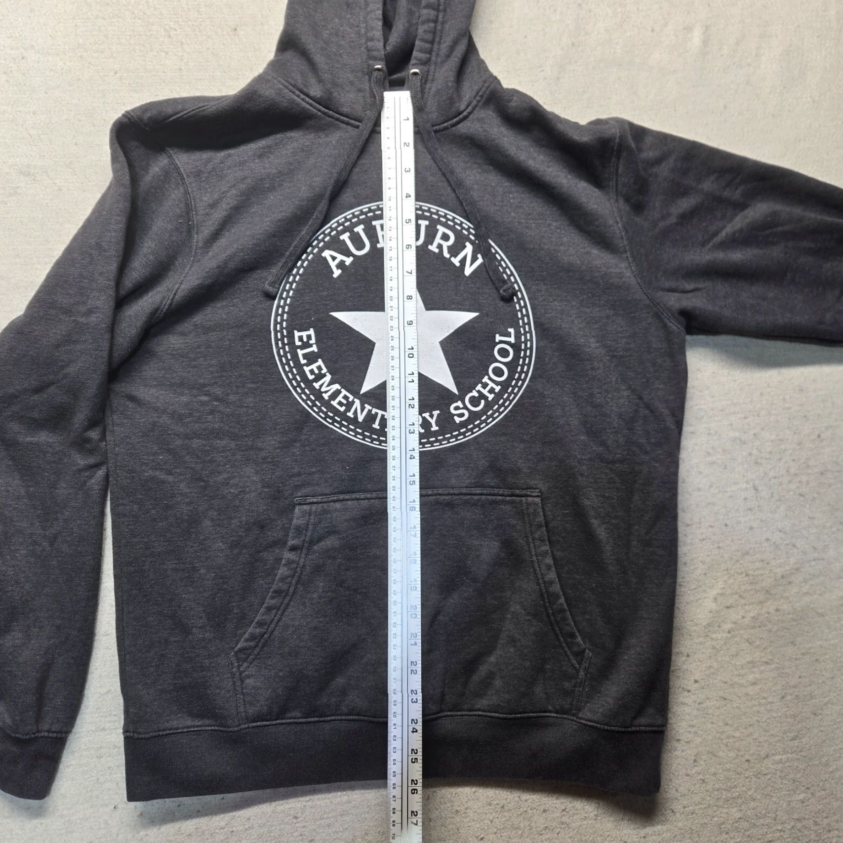 Vintage Auburn Elementary School Radford Virginia VA Jacket Hoodie Sweater Unbranded Unisex Adults L Gray Canvas Logo Pullover School College University 90s? Size US L / EU 52-54 / 3 - 6 Thumbnail