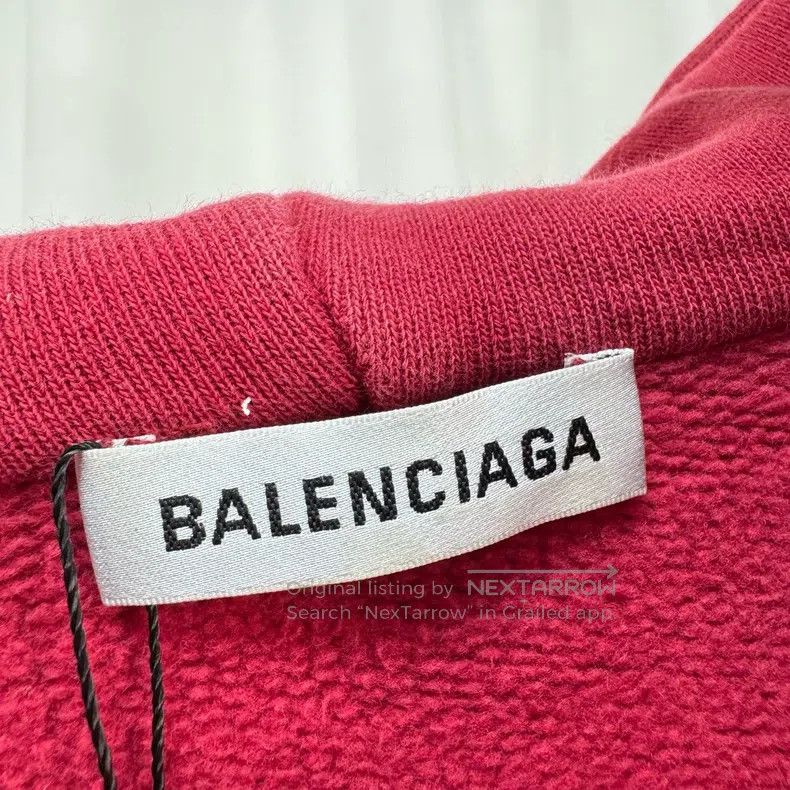 Balenciaga Balenciaga Red Wheat Alphabet Hoodie Size US S / EU 44-46 / 1 - 5 Thumbnail