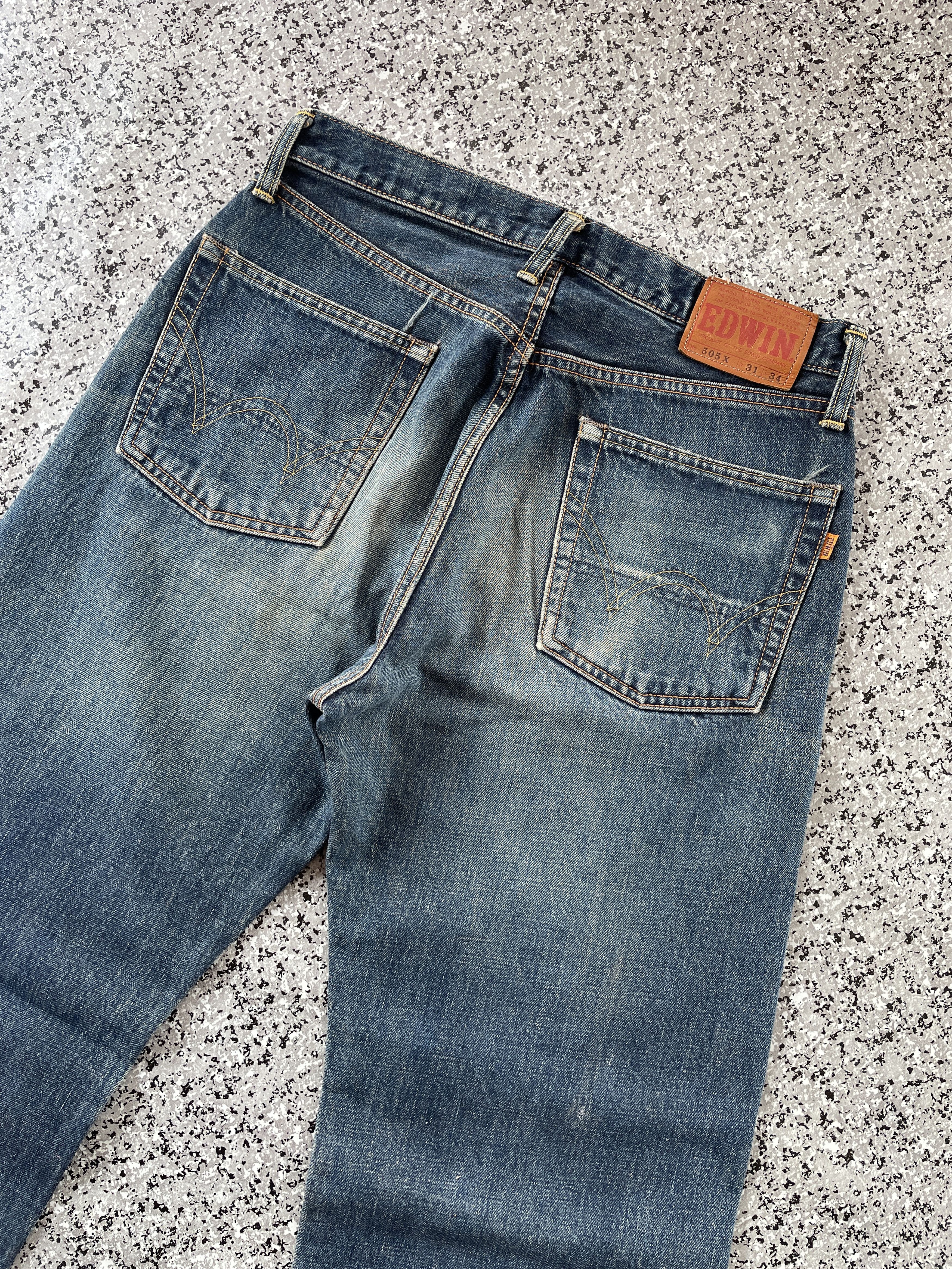 Edwin EDWIN 505x SELVEDGE JEANS (LG12) Size US 30 / EU 46 - 5 Thumbnail