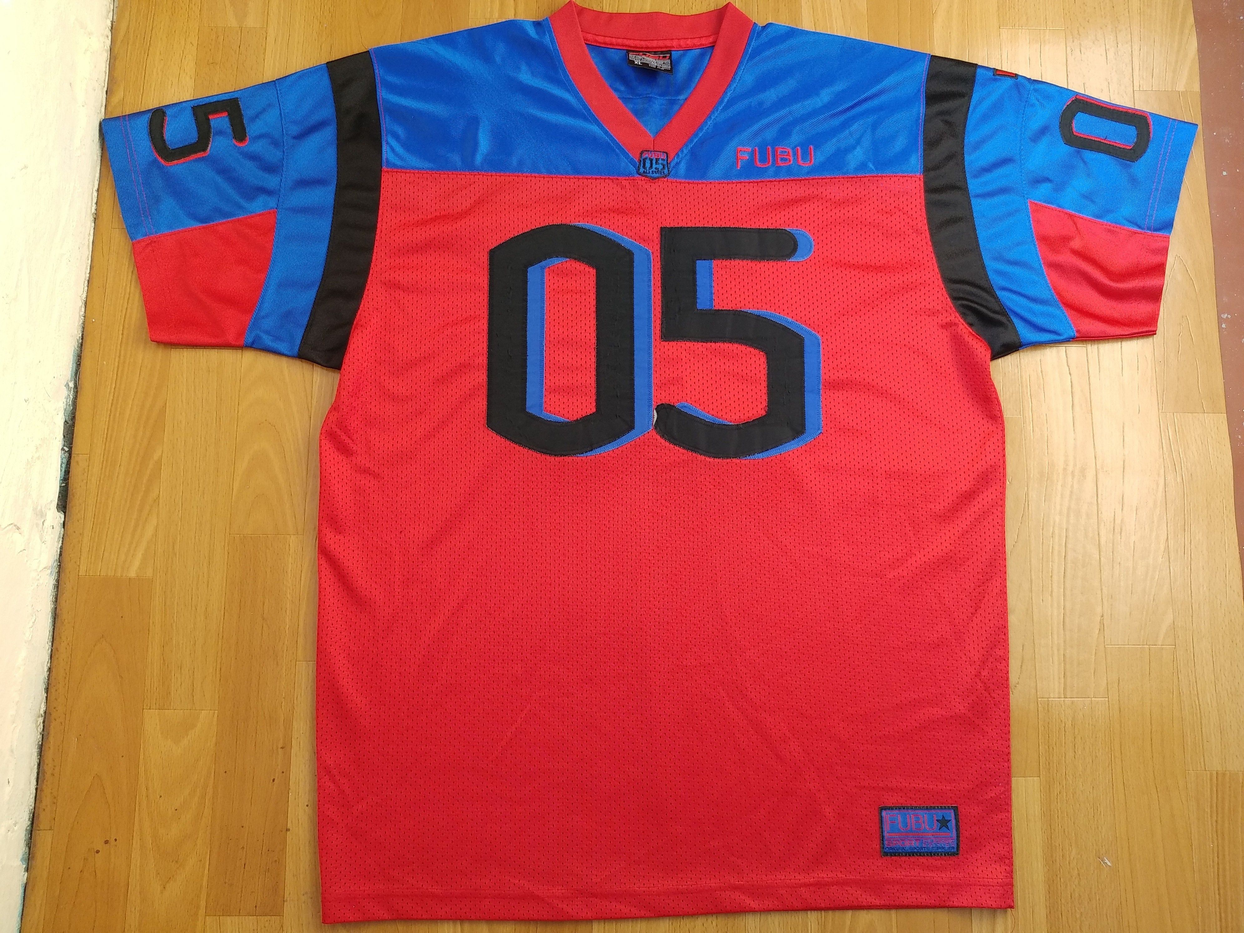 Fubu FUBU jersey, red, Fubu 05, vintage hip hop t-shirt, 90s XL Size US XL / EU 56 / 4 - 8 Thumbnail