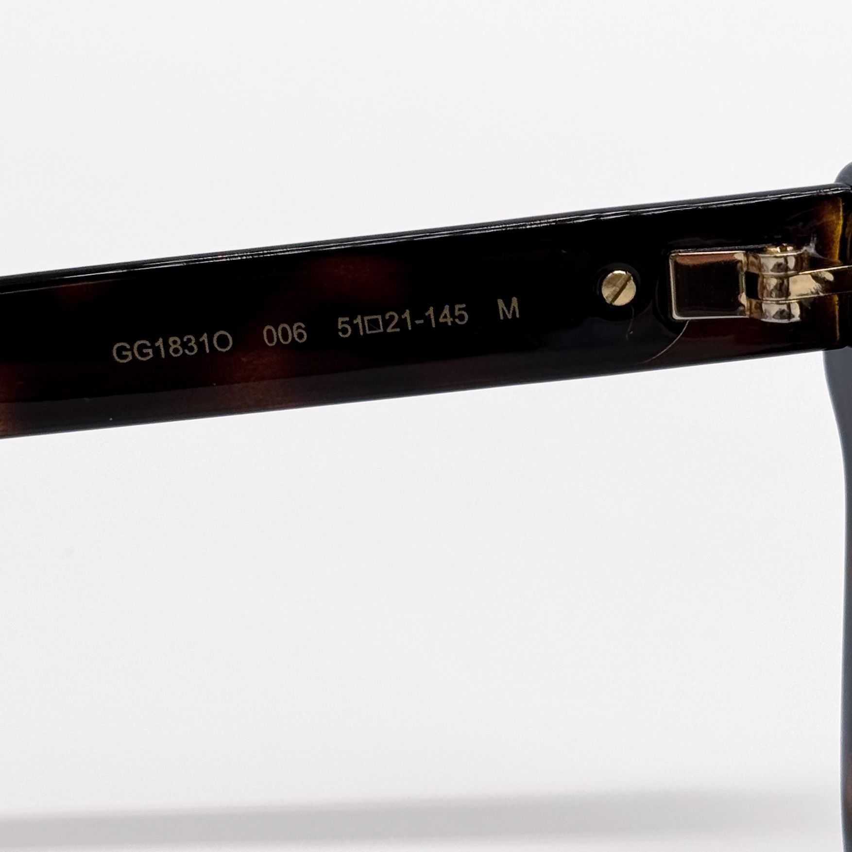 Gucci NEW GUCCI GG1831O 006 HAVANA BROWN WOMEN EYEGLASSES GUCCI Size ONE SIZE - 8 Thumbnail