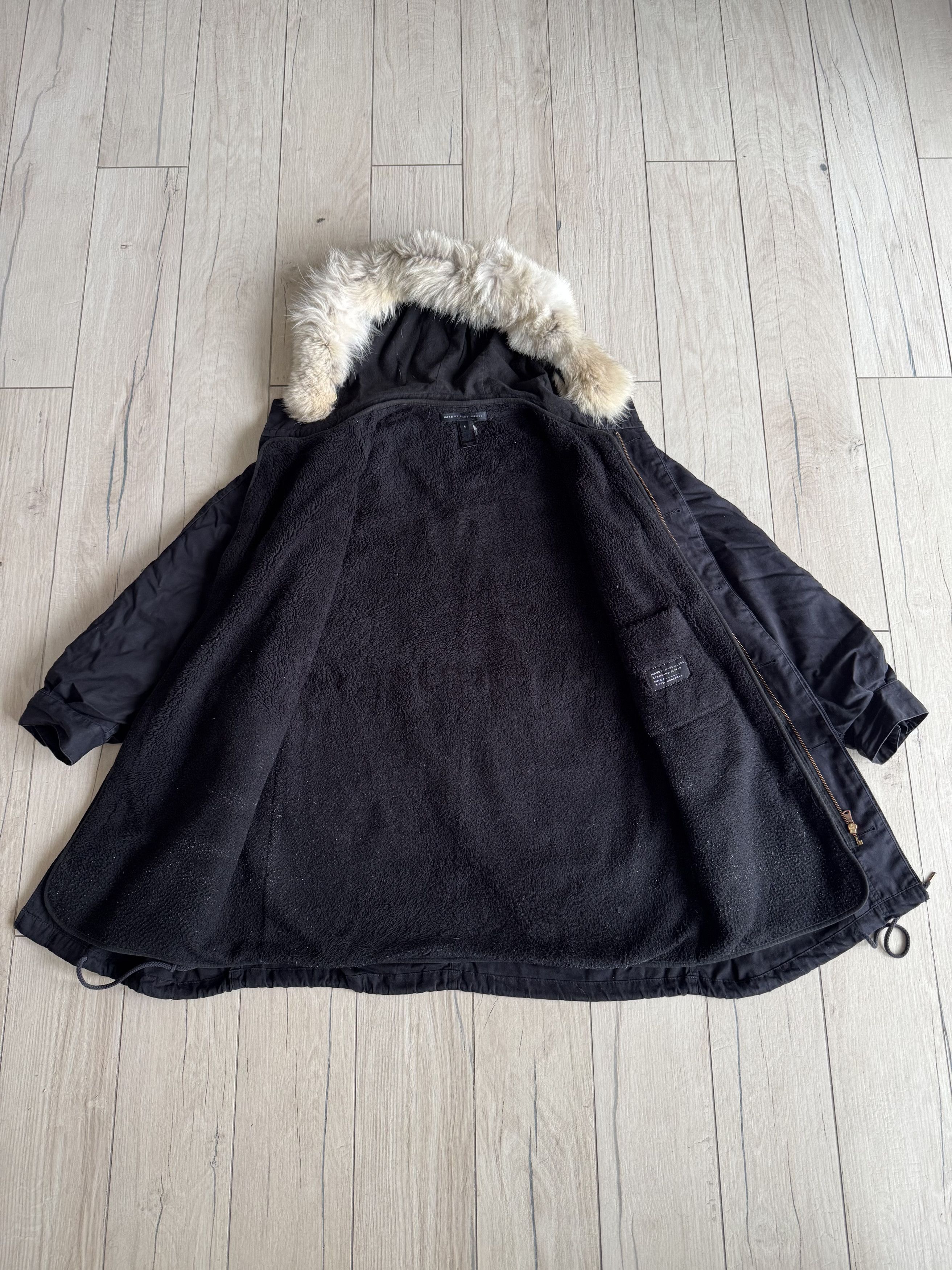 Marc Jacobs Marc Jacobs Fur Black Sherpa Parka Size US M / EU 48-50 / 2 - 9 Thumbnail