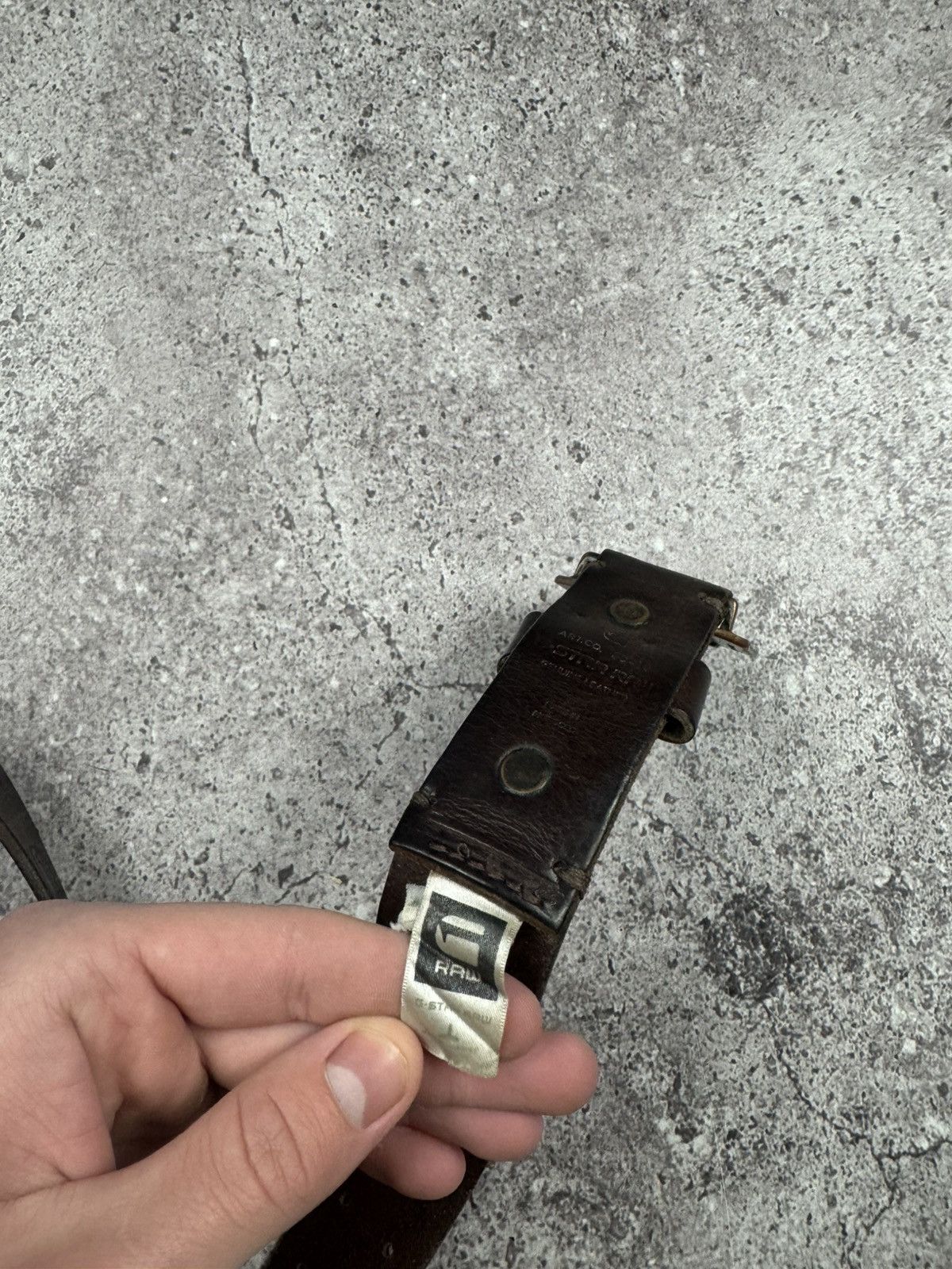 G-Star 00'S NUMBER NINE STYLE G STAR LEATHER RARE Y2K BELT VINTAGE Size ONE SIZE - 9 Thumbnail