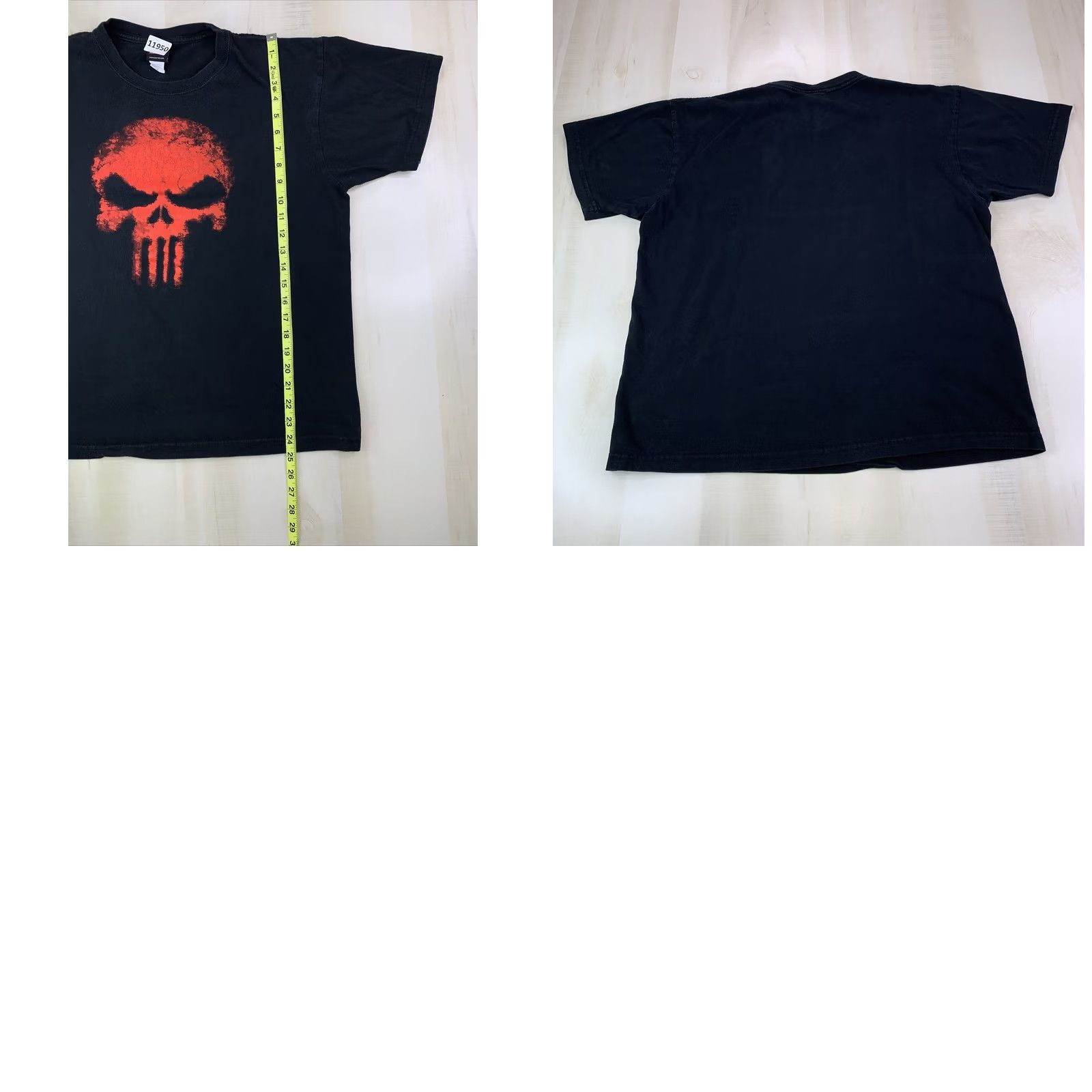 Vintage VINTAGE Marvel Punisher Movie Promo Black Graphic T Shirt Adult Large Size US M / EU 48-50 / 2 - 8 Thumbnail