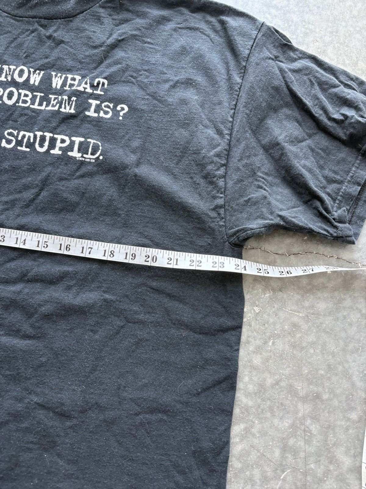 Vintage Vintage Y2K You’re Stupid Funny Saying Tee Size US XL / EU 56 / 4 - 6 Thumbnail