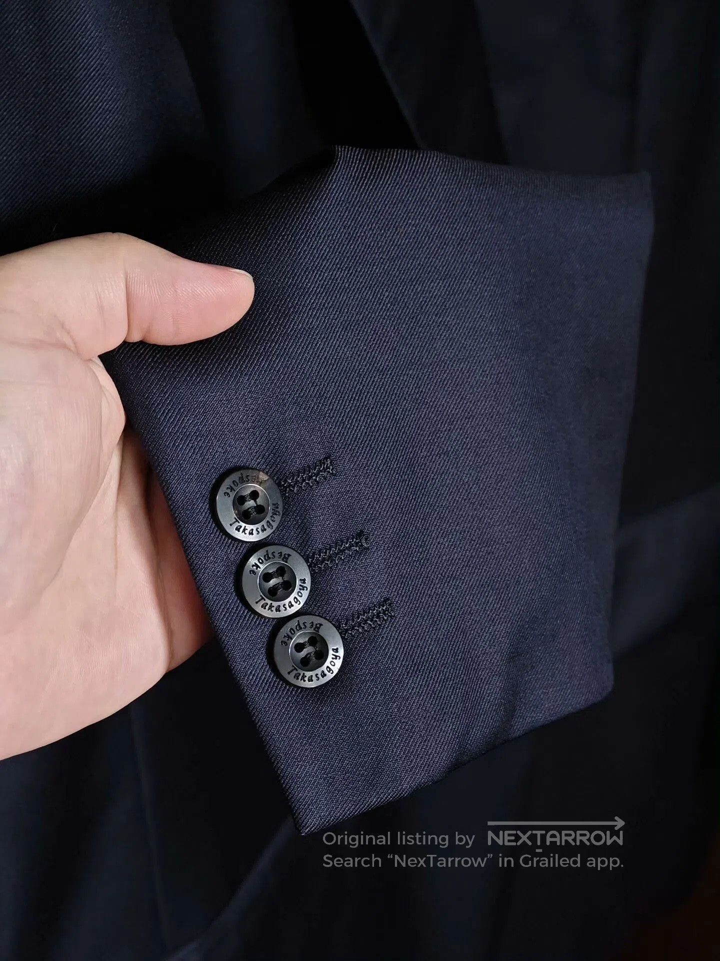 Japanese Brand Dormeuil Wool Custom Tailored Suit. Size US XL / EU 56 / 4 - 4 Thumbnail