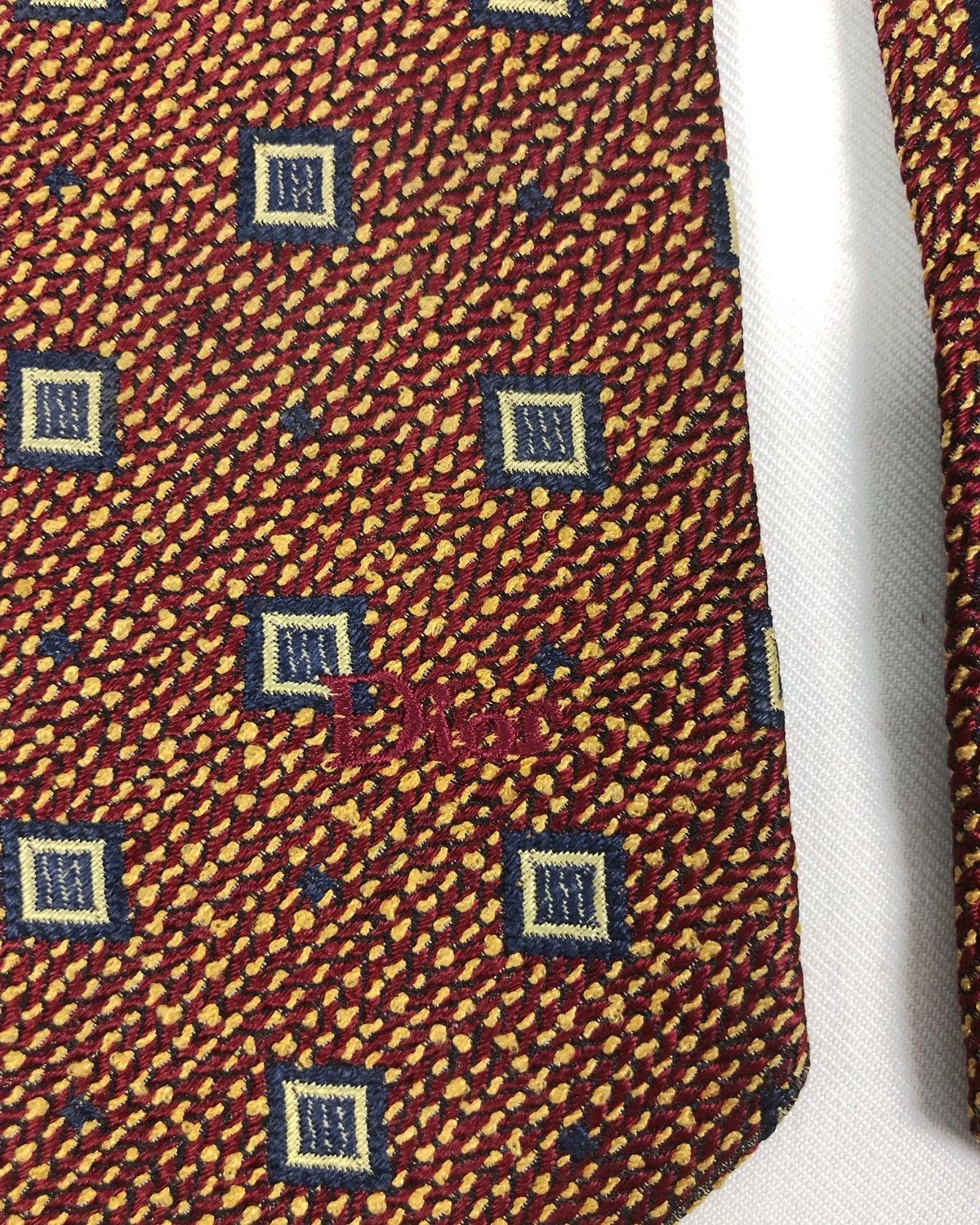 Christian Dior Monsieur Rare Vintage Christian Dior Monsieur Silk Tie Size ONE SIZE - 4 Thumbnail
