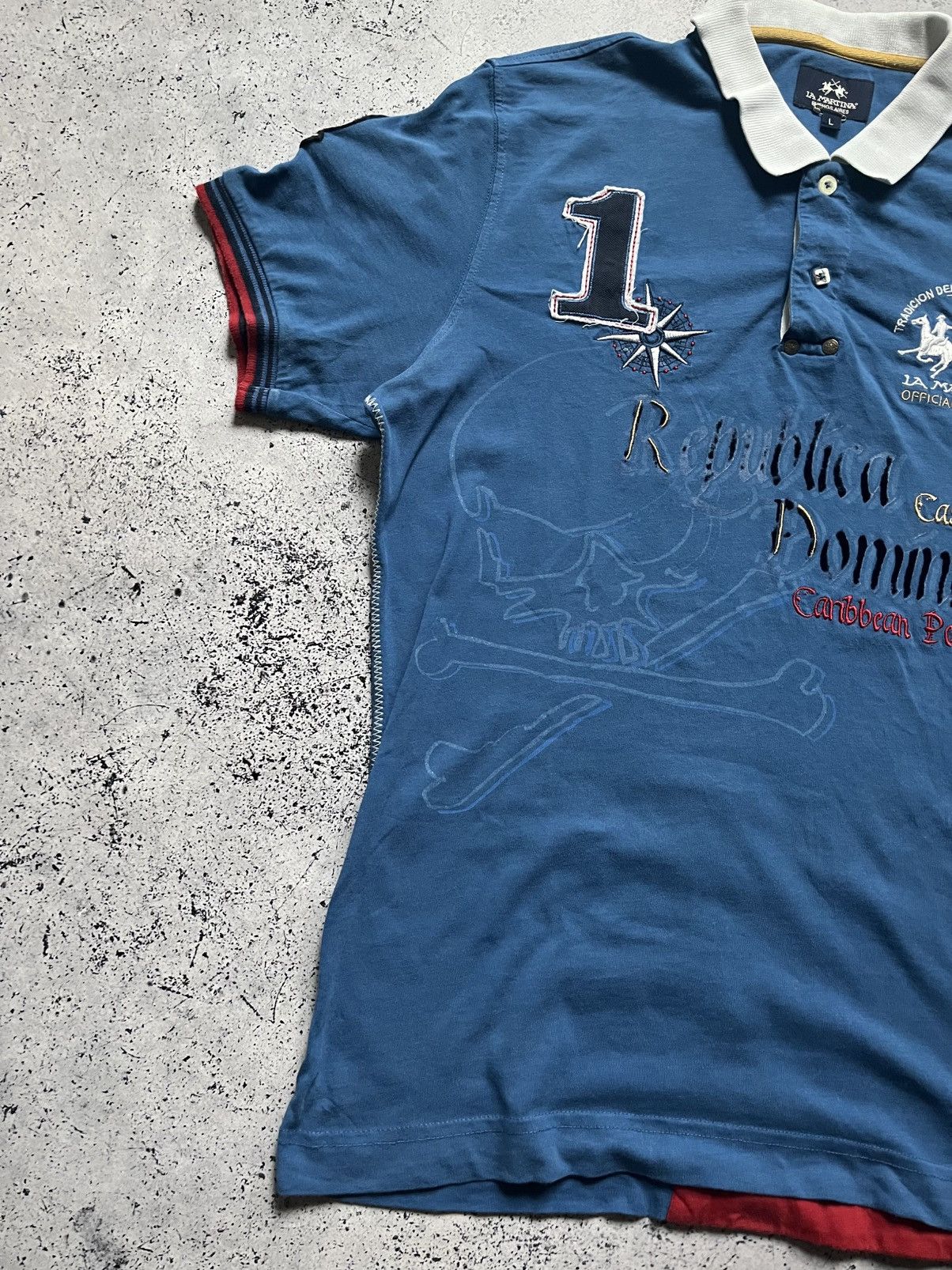 La Martina × Polo Ralph Lauren × Vintage Vintage La Martina Republica Dominicana Polo Ralph Lauren Size US L / EU 52-54 / 3 - 2 Thumbnail