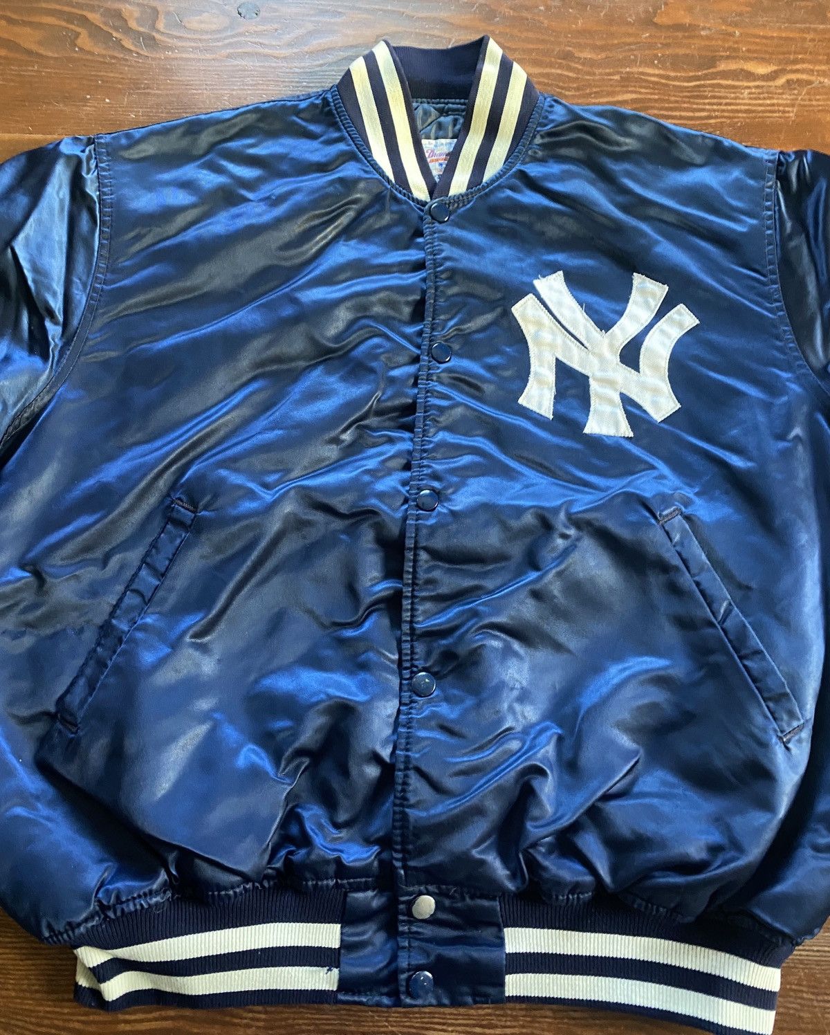 Starter Vintage 80’s New York Yankees Starter Satin Bomber Jacket Size US L / EU 52-54 / 3 - 4 Thumbnail