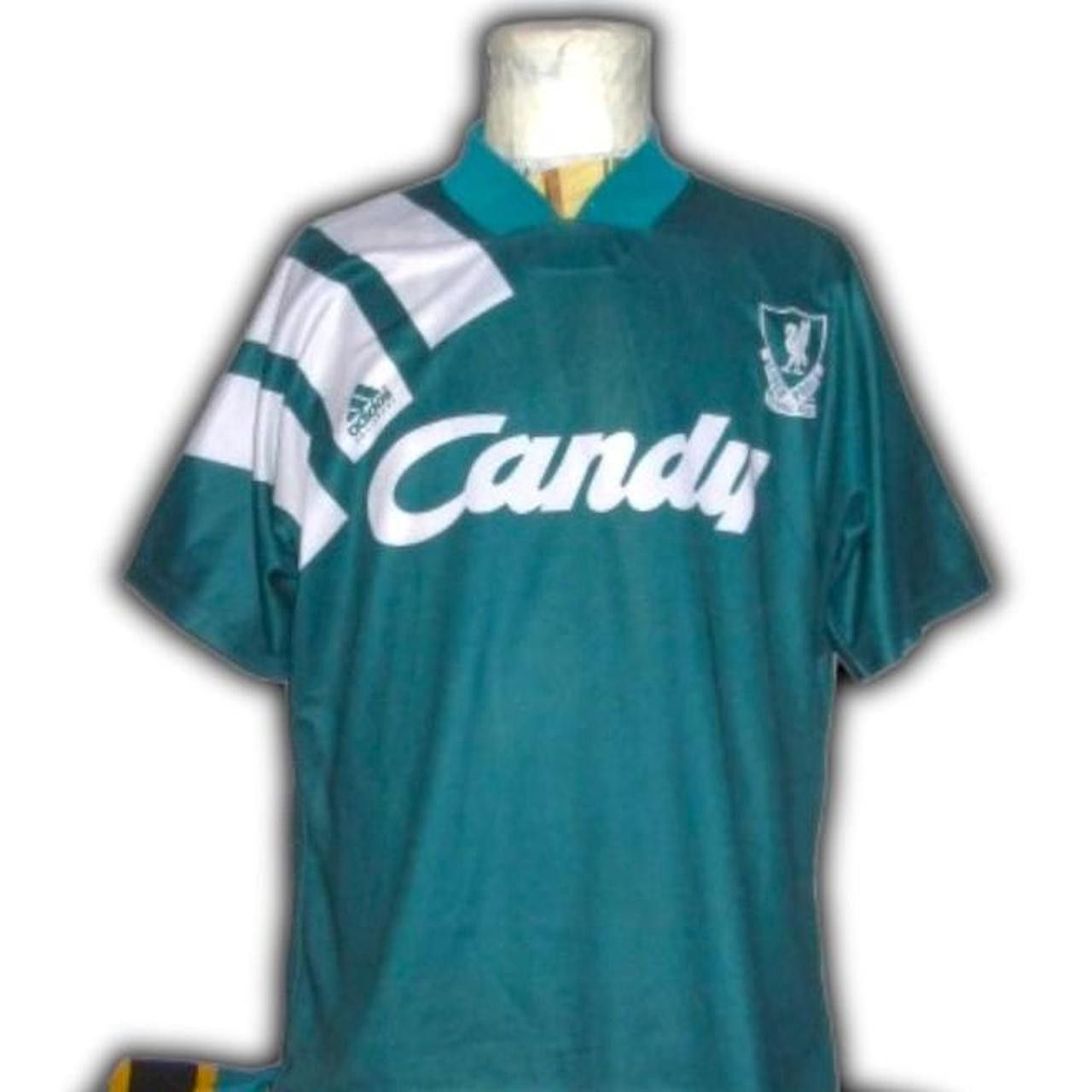 Liverpool England 1991 1992 Away shirt jersey