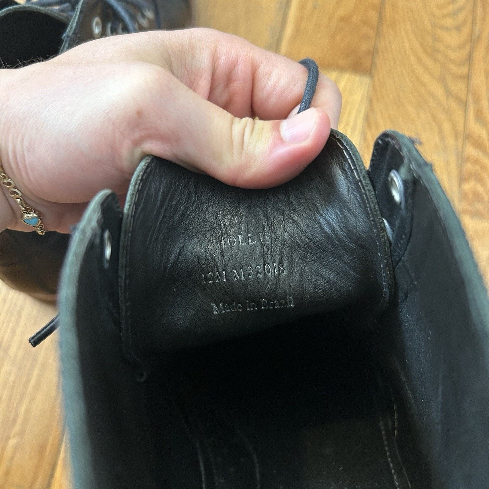 HELM The Hollis Black Leather Cap Toe Work Hybrid Boots Size 12 Size US 12 / EU 45 - 6 Thumbnail