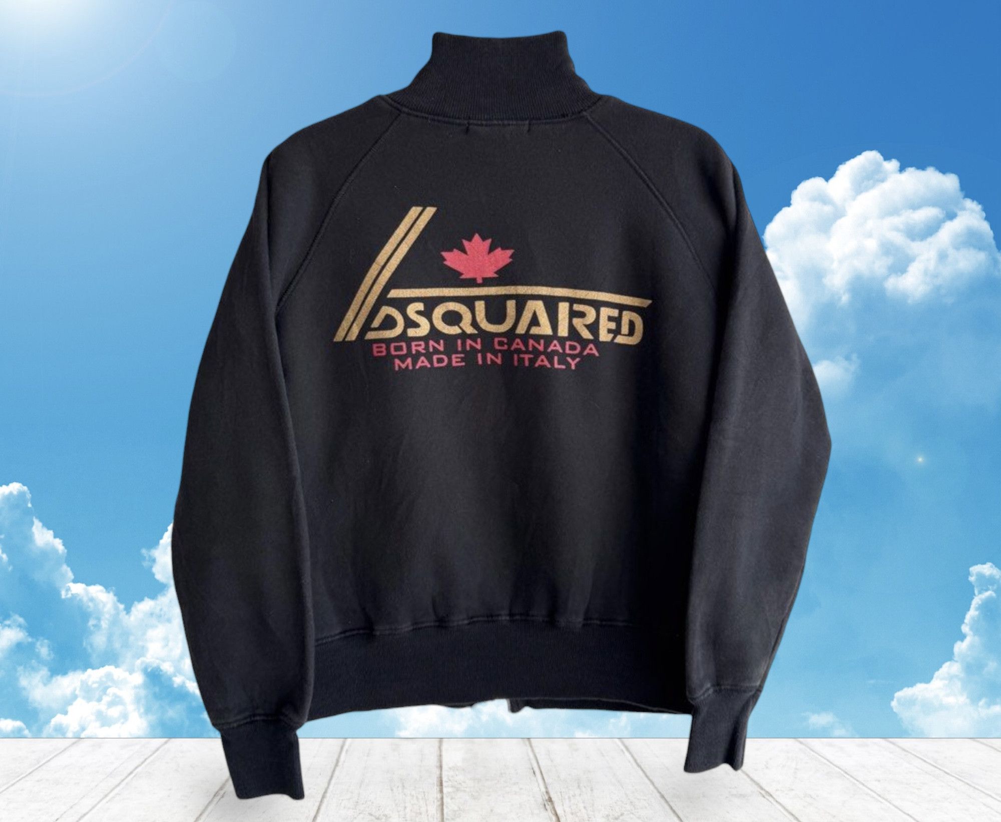 Dsquared2 Vintage Dsquared2 Spellout Bomber Jacket Size US M / EU 48-50 / 2 - 1 Thumbnail
