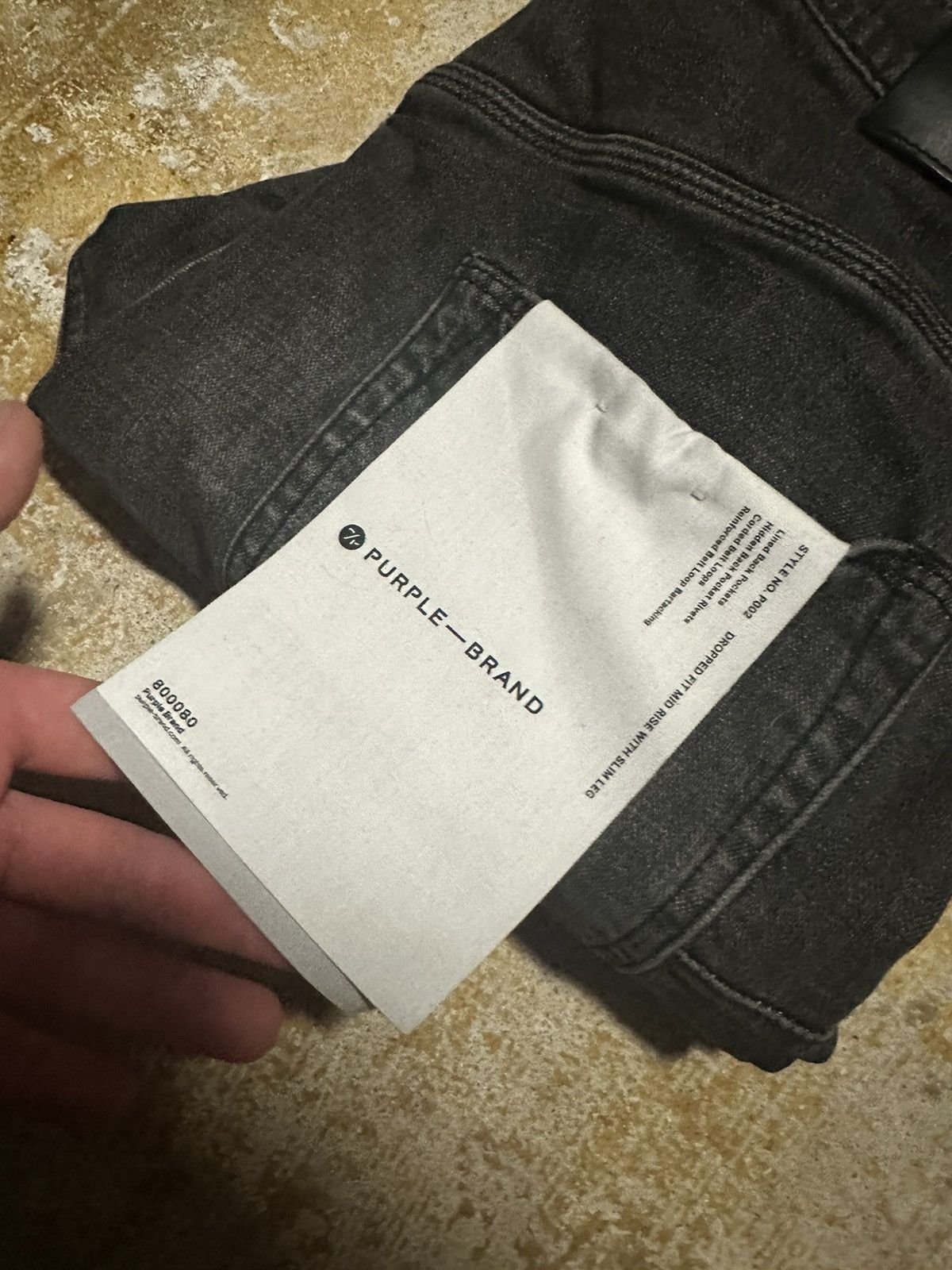 Purple Brand Purple Brand Denim Black Jeans With Knee Rips Size 36 Size US 36 / EU 52 - 4 Thumbnail