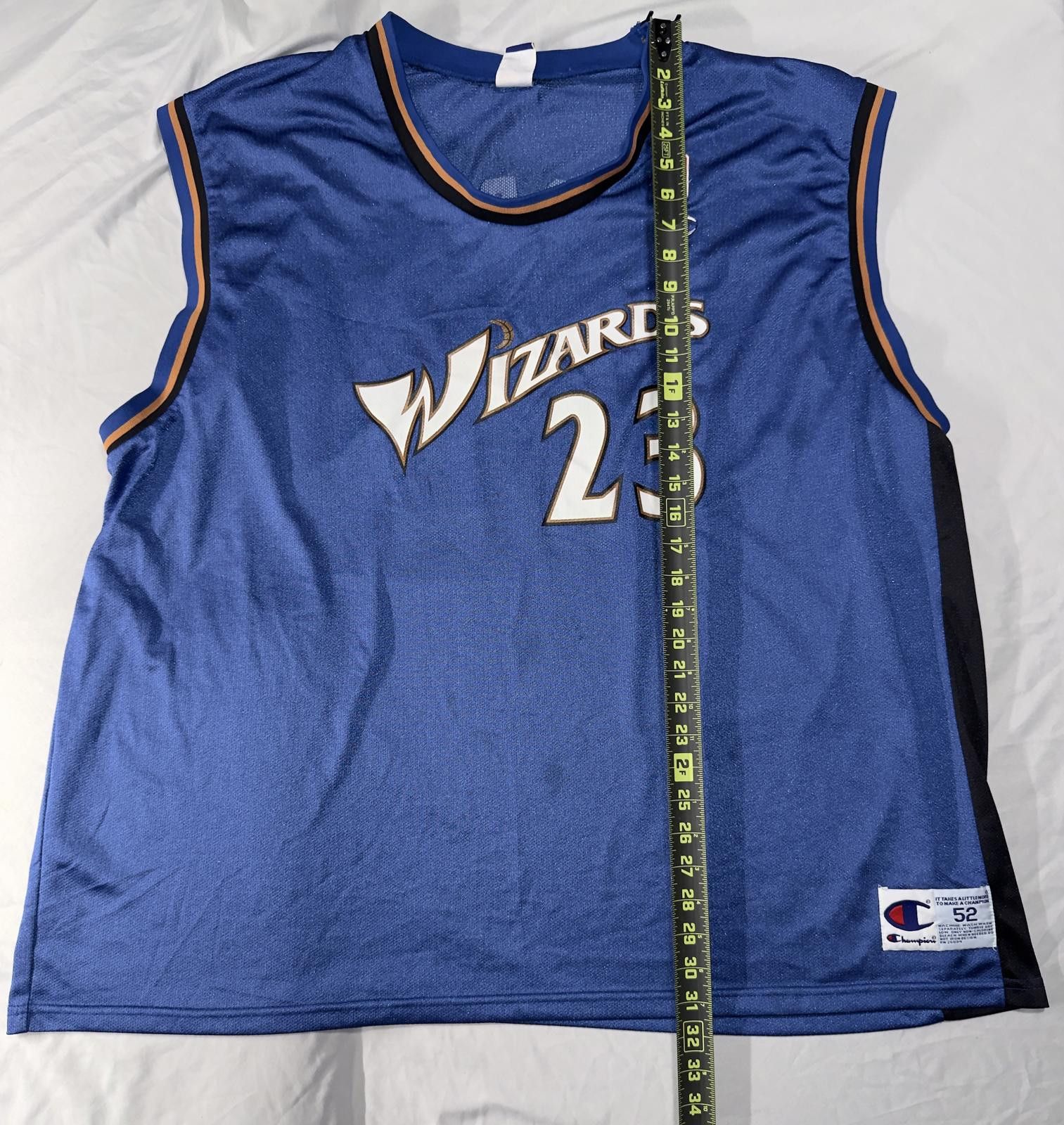 Champion NBA Washington Wizards #23 Jordan Basketball Jersey Size 52 Size US XXL / EU 58 / 5 - 3 Thumbnail