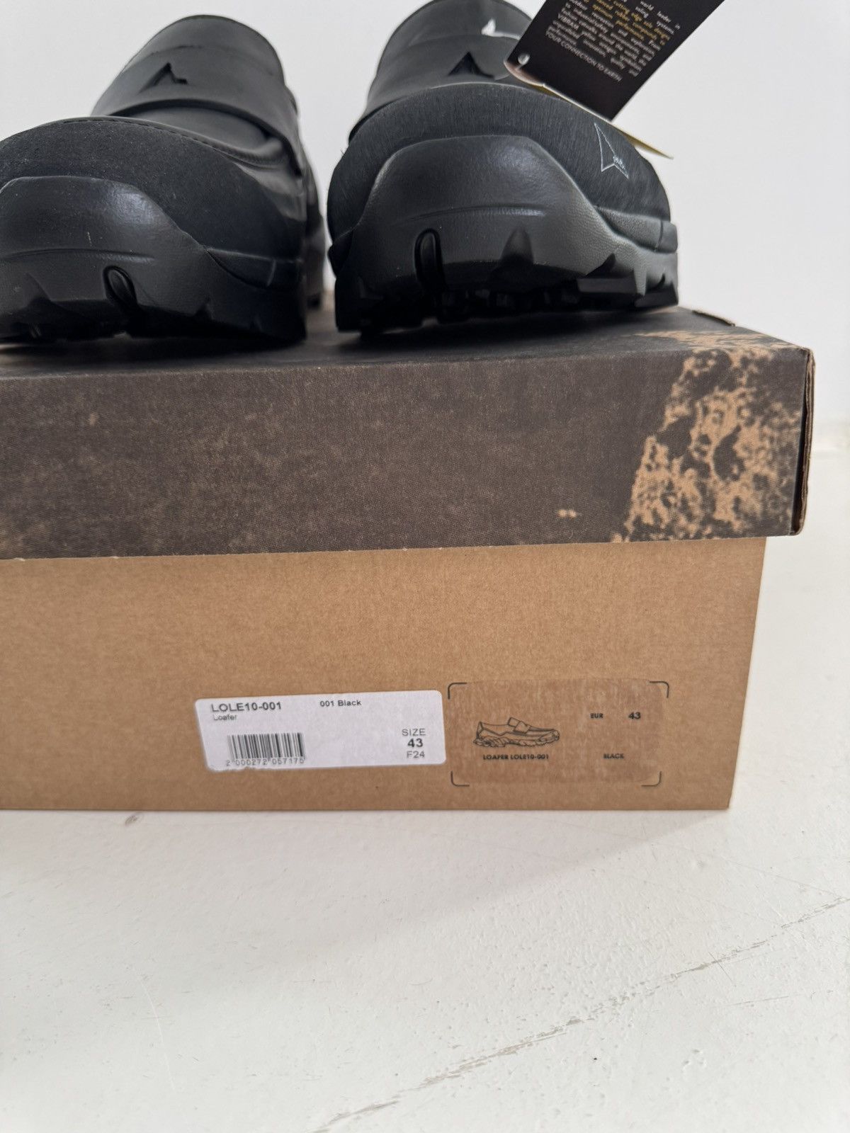 ROA ROA Black Loafer Low-top Shoes Size US 10 / EU 43 - 8 Thumbnail