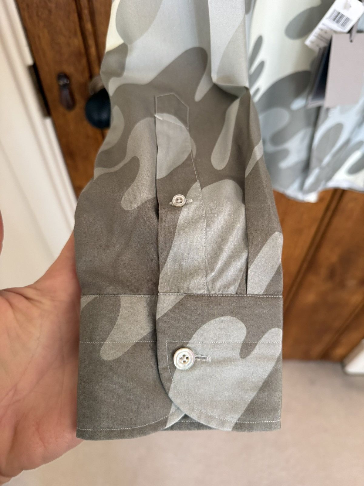 Tom Ford Tom Ford camo silk slim silk shirt camouflage 39 M Size US M / EU 48-50 / 2 - 13 Thumbnail