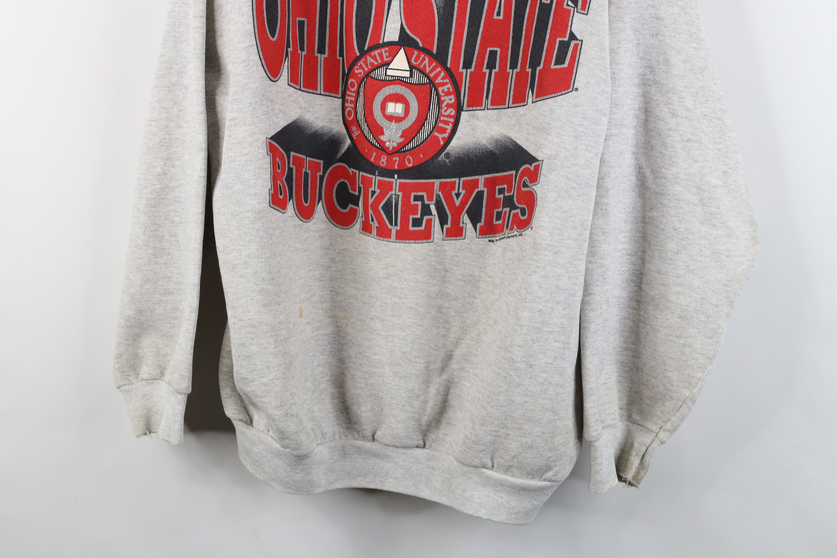 Vintage Vintage 90s Spell Out Ohio State University Sweatshirt USA Size US XXL / EU 58 / 5 - 3 Thumbnail