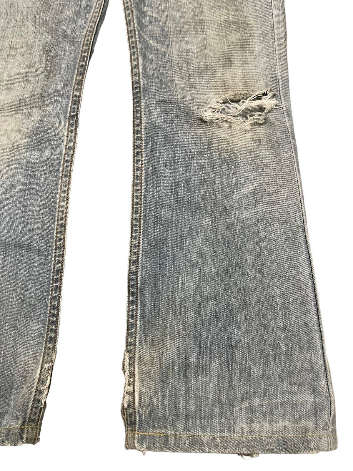 Levi's Vintage 90s Levis Blue Wash Distress Style Jeans Size US 30 / EU 46 - 6 Thumbnail