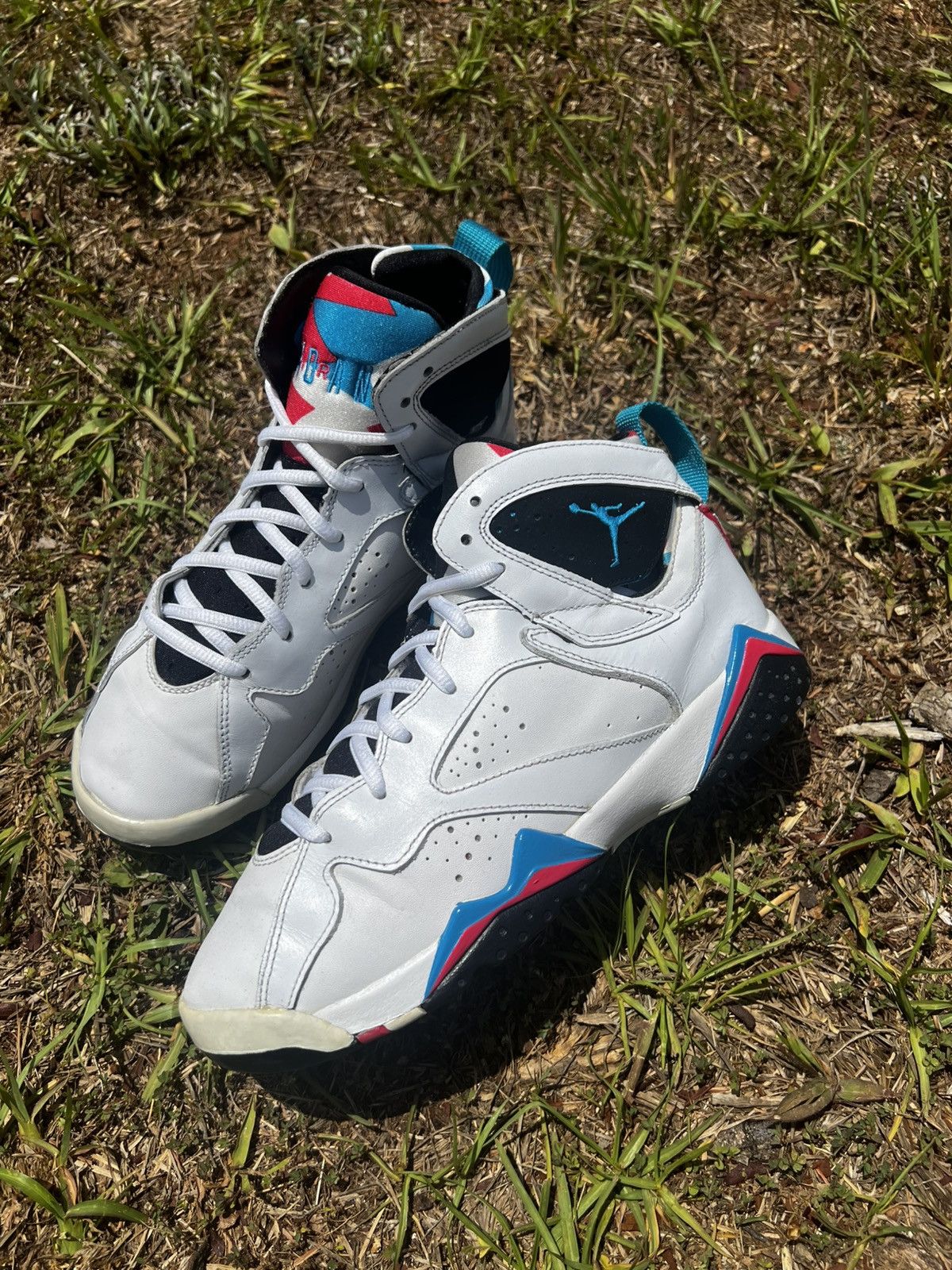 Jordan Brand CLEAN Air Jordan 7 size 6 VII Orion Blue 2011 shoes Size US 6 / EU 39 - 1 Thumbnail