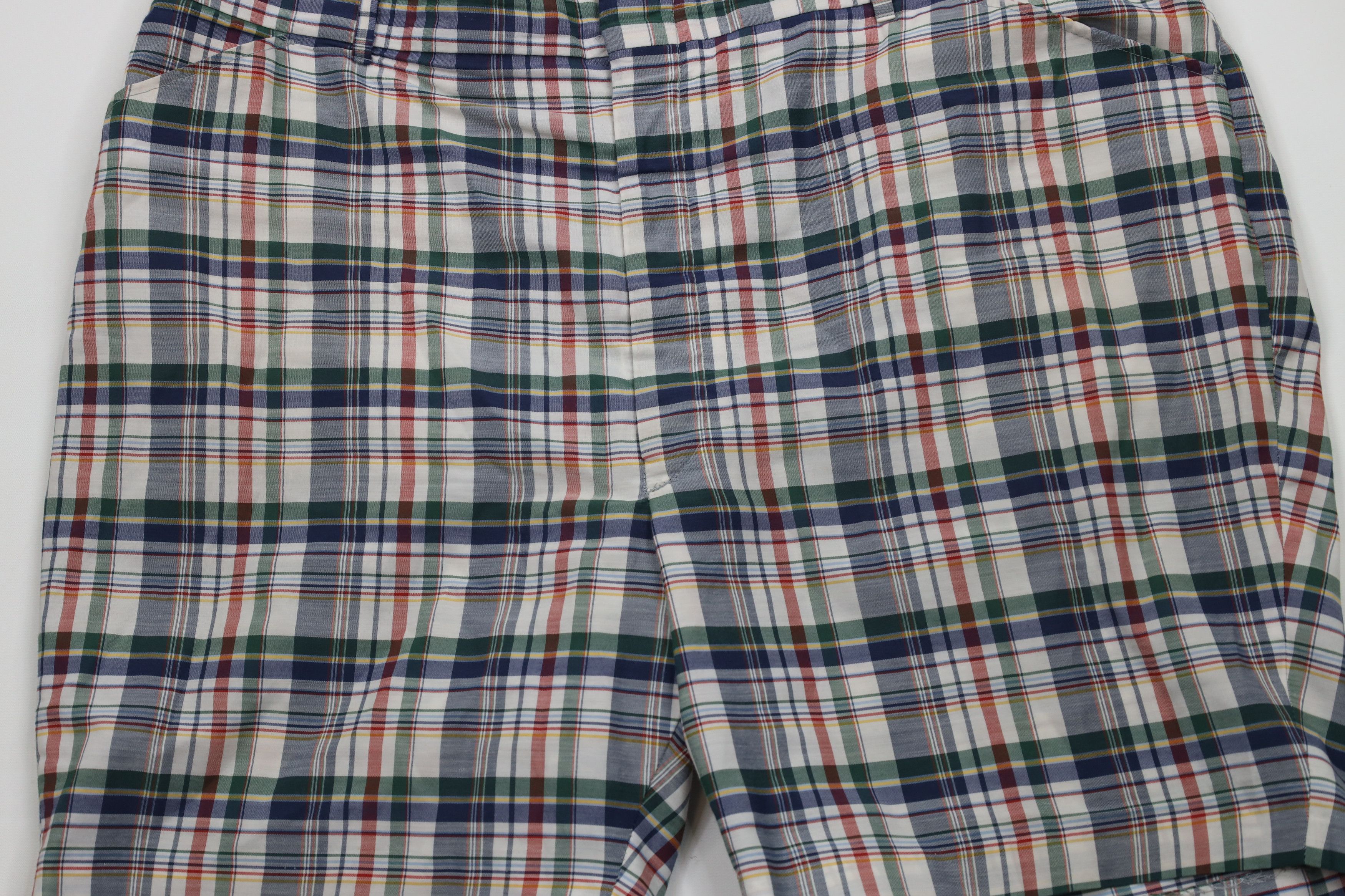 Vintage Vintage 90s Streetwear Plaid Above Knee Chino Shorts USA Size US 40 / EU 56 - 3 Thumbnail