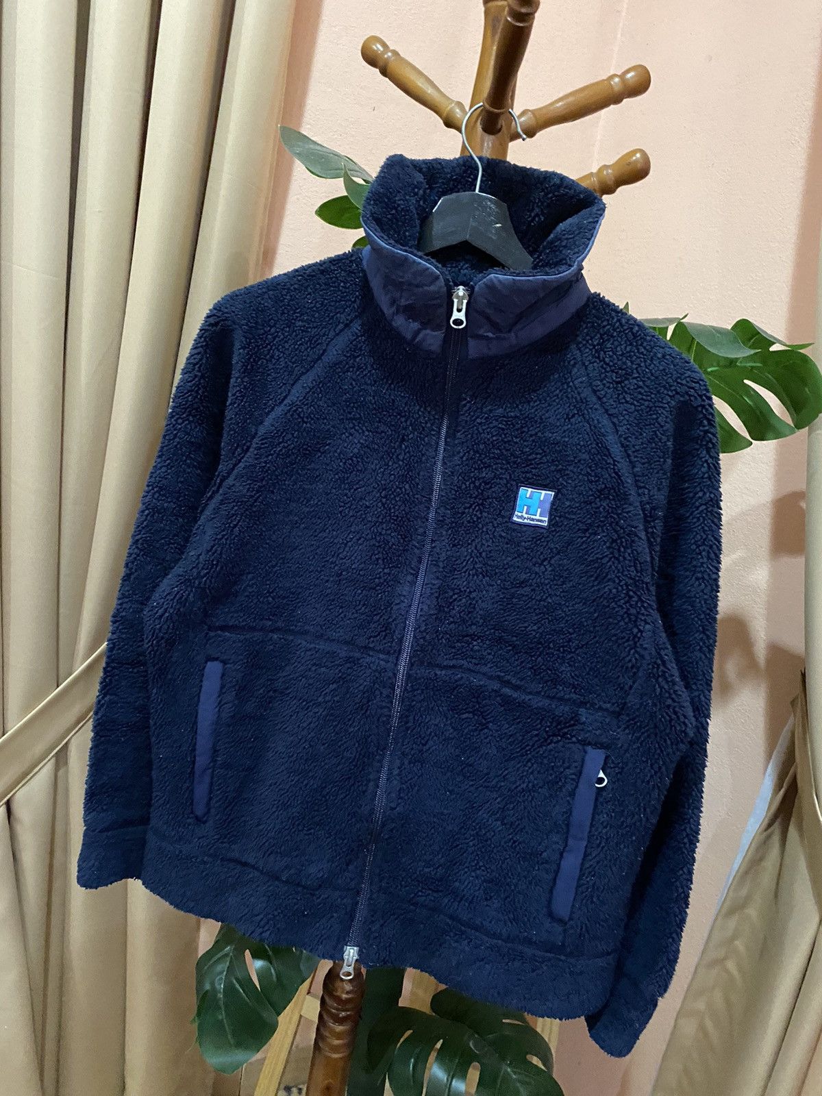 Helly Hansen Helly Hansen Navy Fleece Jacket | Deep Pile Fleece Size L / US 10 / IT 46 - 2 Thumbnail