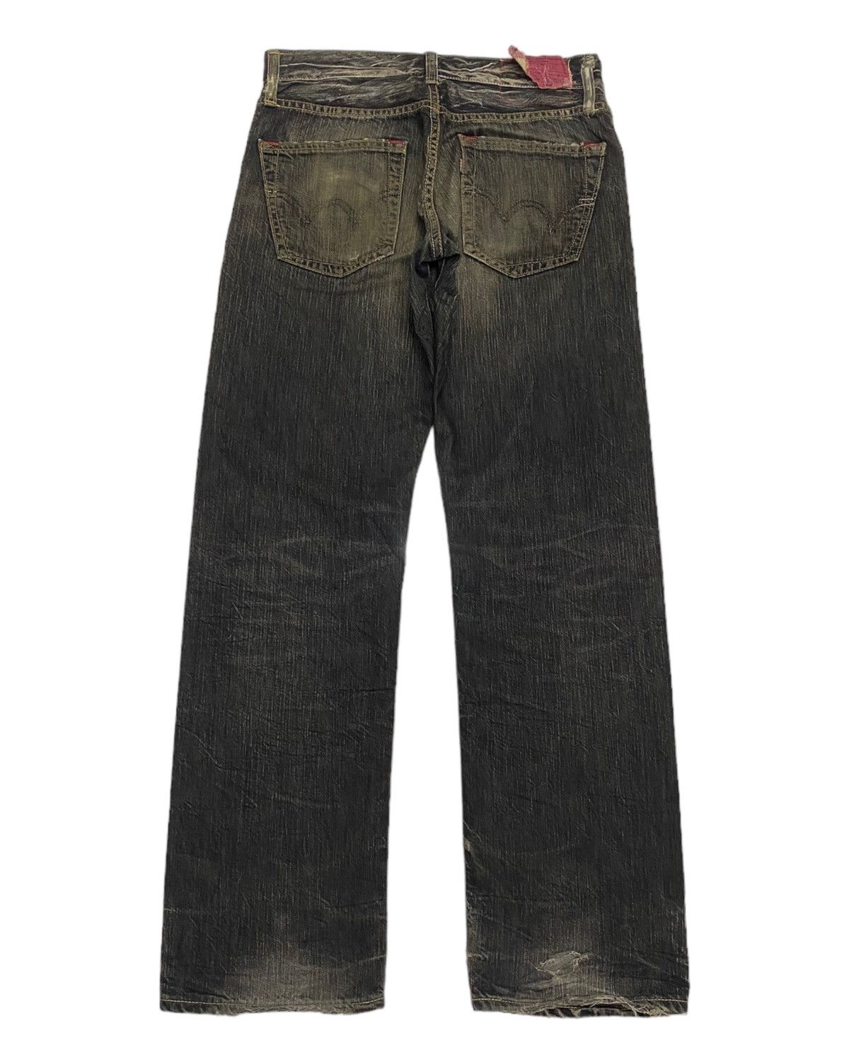 Japanese Brand RUSTY BAGGY EDWIN DISTRESSED DENIM UNDERCOVER STYLE DESIGN Size US 32 / EU 48 - 2 Thumbnail