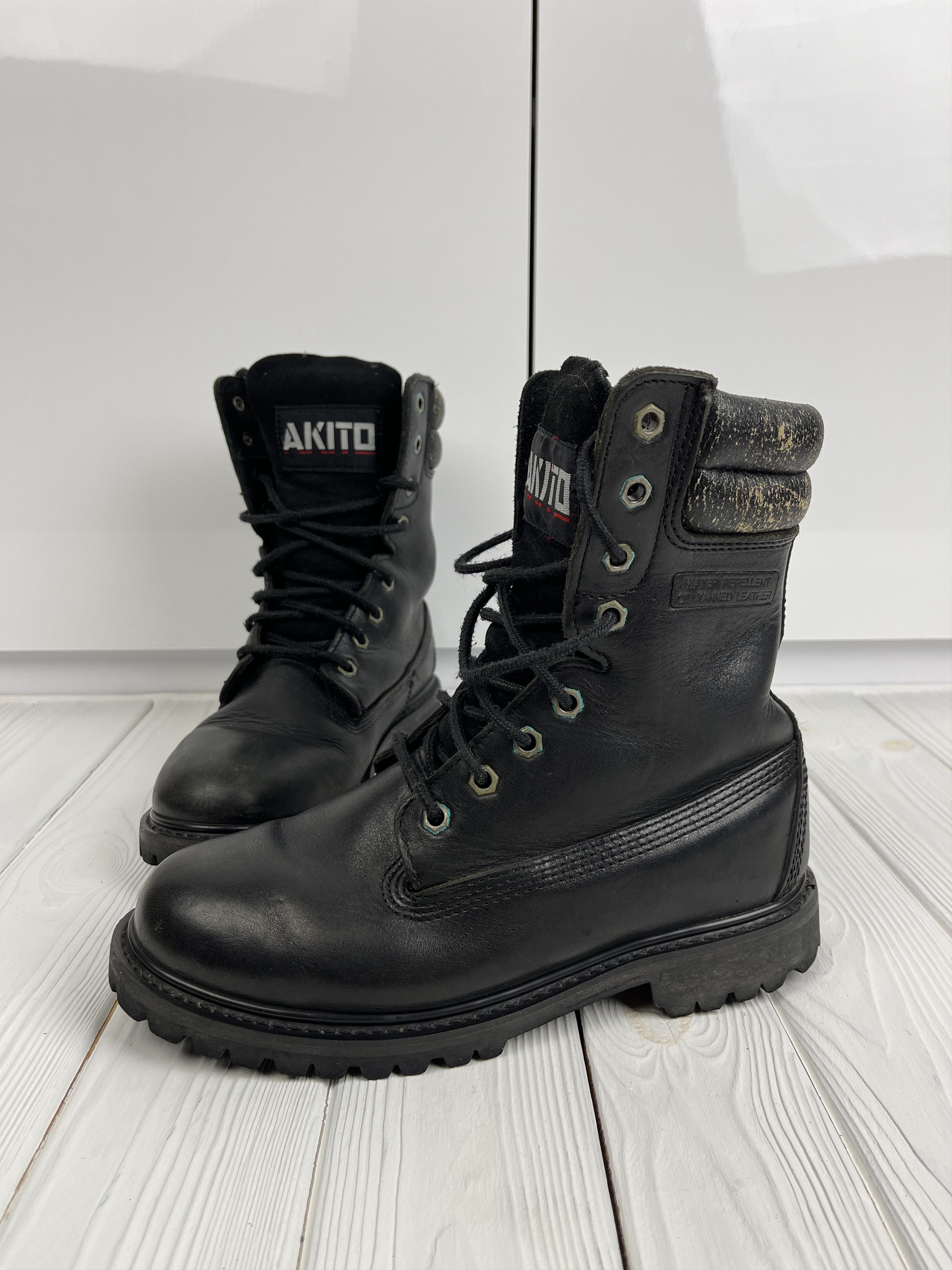 Leather AKITO Leather Boots Water Repellent Size US 5 / EU 37 - 6 Thumbnail