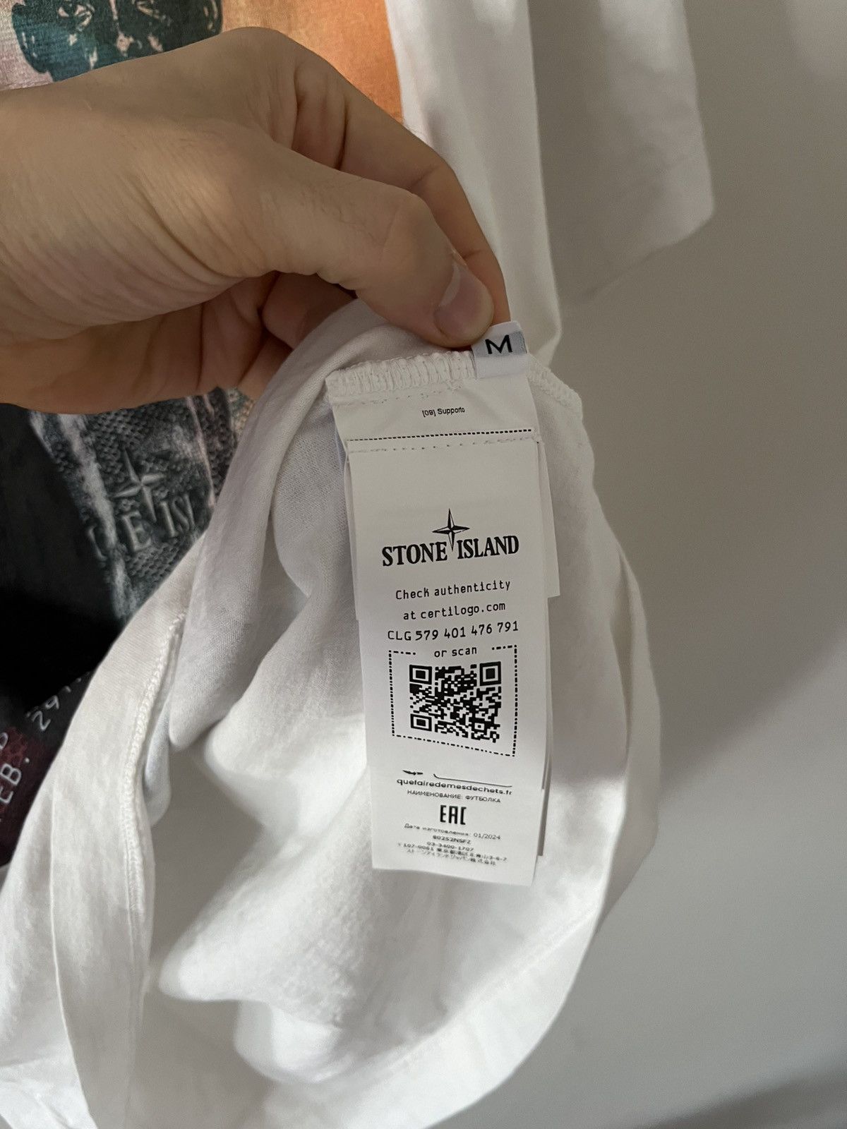 Stone Island Stone Island x Butter Goods 2024 size M white t-shirt print Size US M / EU 48-50 / 2 - 3 Thumbnail
