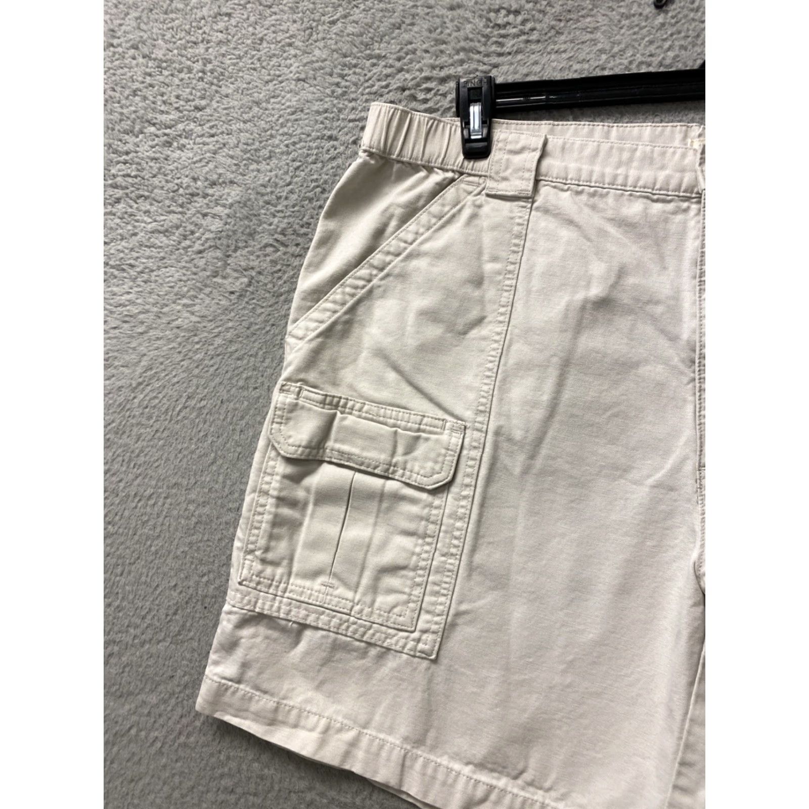 Savane VINTAGE Savane Men's Cargo Hiking Shorts 42x10 Beige Cotton Casual Outdoor Summer Size US 42 / EU 58 - 3 Thumbnail