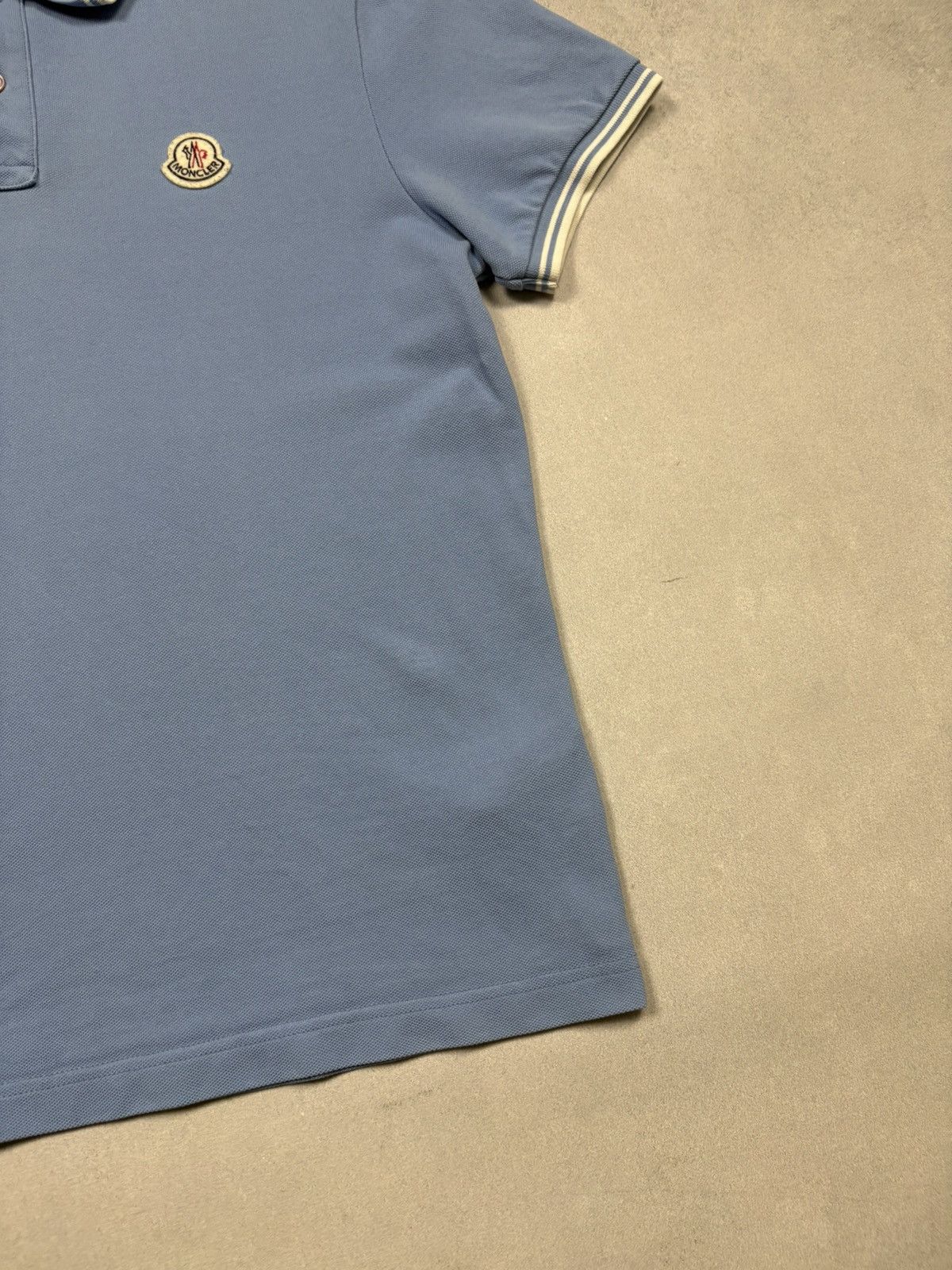 Moncler Moncler Maglia Polo Manica Corta Logo Patch Polo Shirt S Size US S / EU 44-46 / 1 - 4 Thumbnail