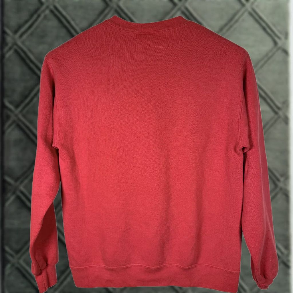 Disney VTG Disney Mickey Mouse Ears To You Sweatshirt Red Crew Neck Adults M Size US M / EU 48-50 / 2 - 1 Thumbnail